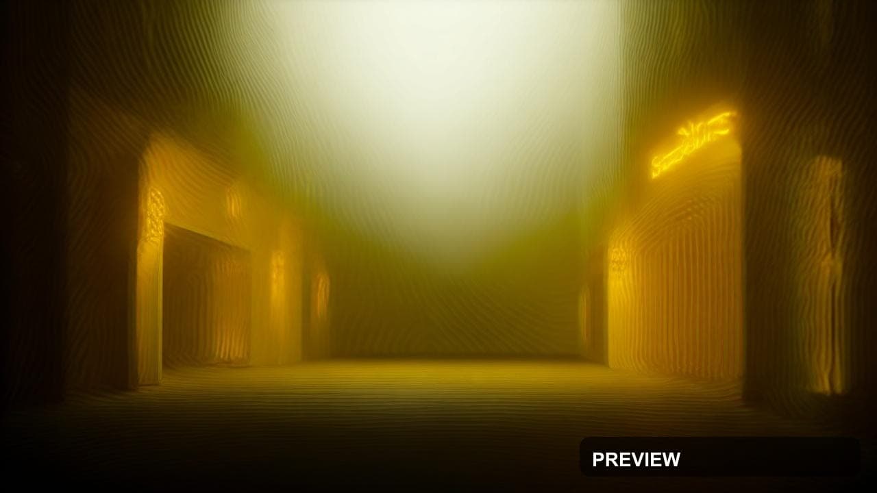Street, Luxury aesthetic, Bauhaus, Nostalgic mood, Neon Yellow accents, high ... — wallpaper — 1280×720, Neon, Cinematic, Soft