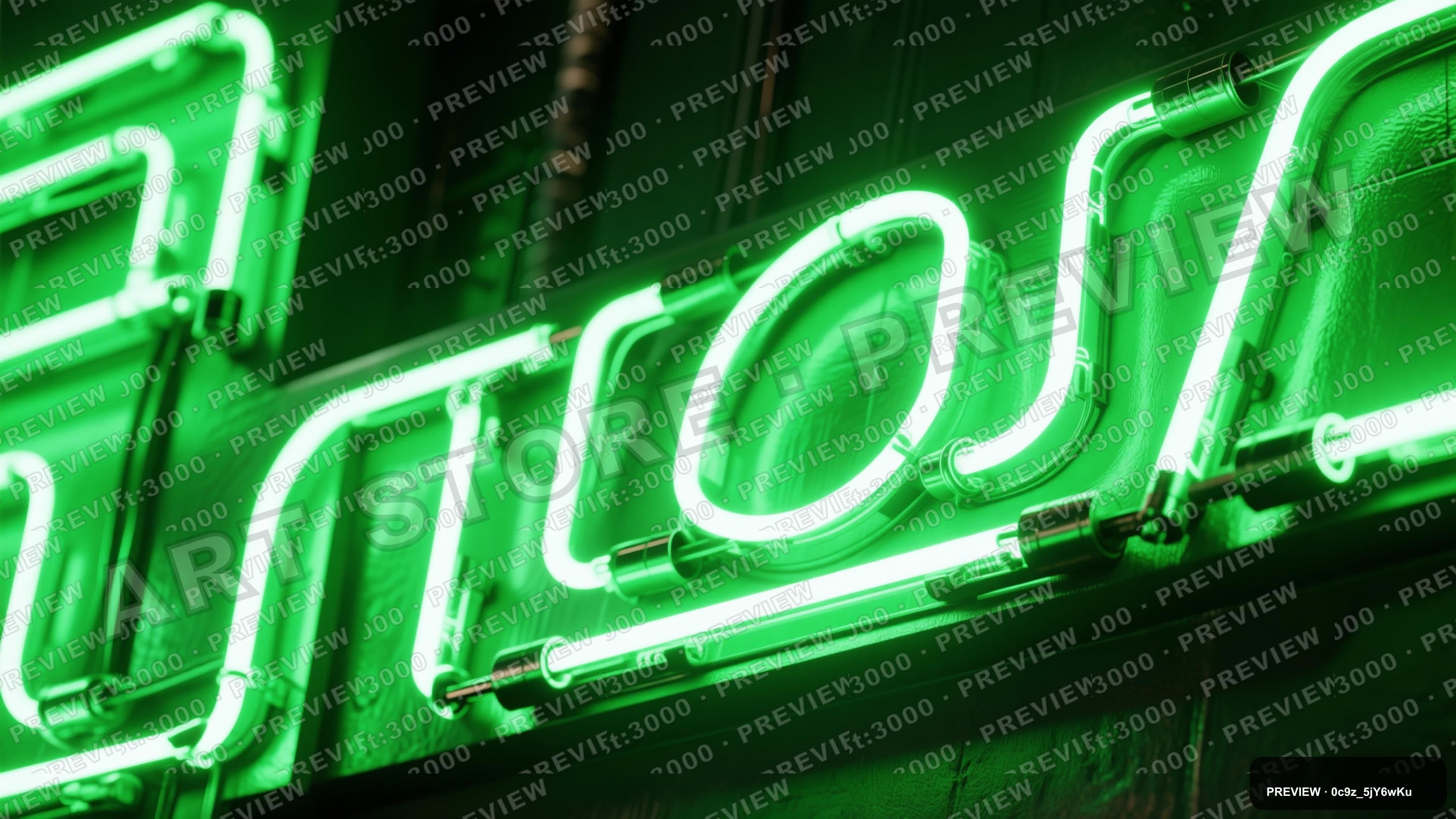 Neon Tubes, Bright aesthetic, Retro Poster, Epic mood, Neon Green accents, Ba... — wallpaper — 3840×2160, Neon, Cinematic, Bright