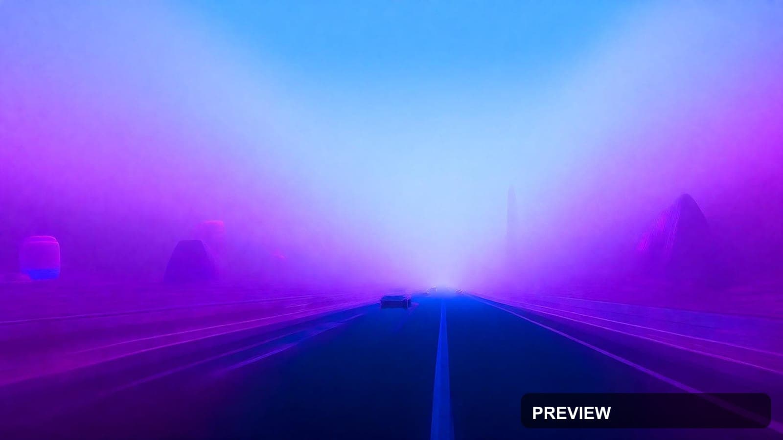 Highway, Solarpunk aesthetic, Bauhaus, Playful mood, Neon Magenta accents, hi... — wallpaper — 1920×1080, Neon, Cinematic, Soft