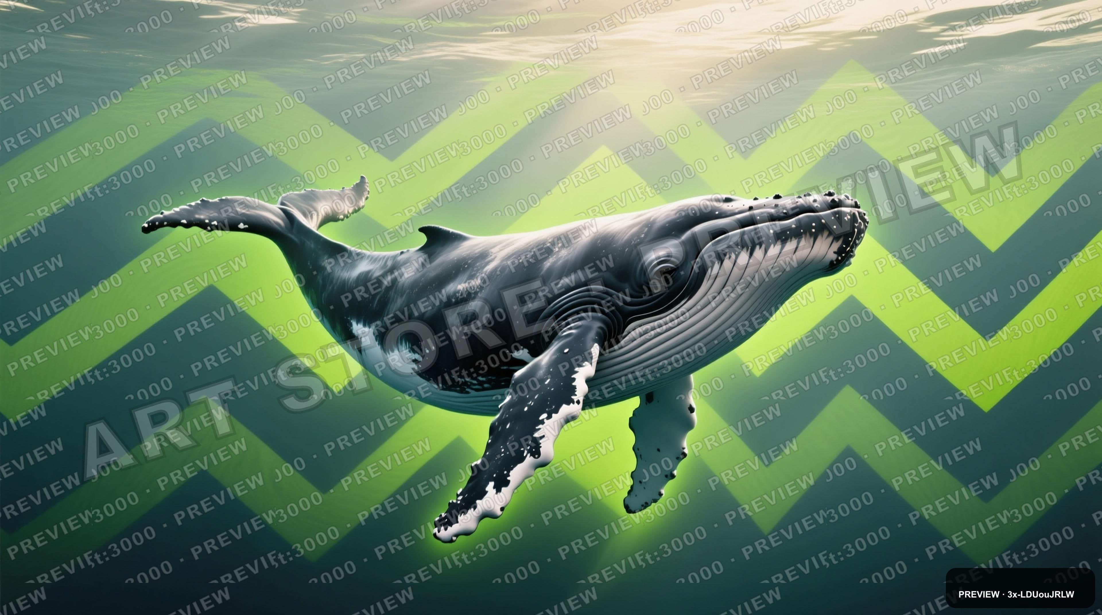 Whales, Cozy aesthetic, Album Cover, Calm mood, Lime accents, Chevron pattern... — wallpaper — 3840×2144, Space, Cinematic, Calm
