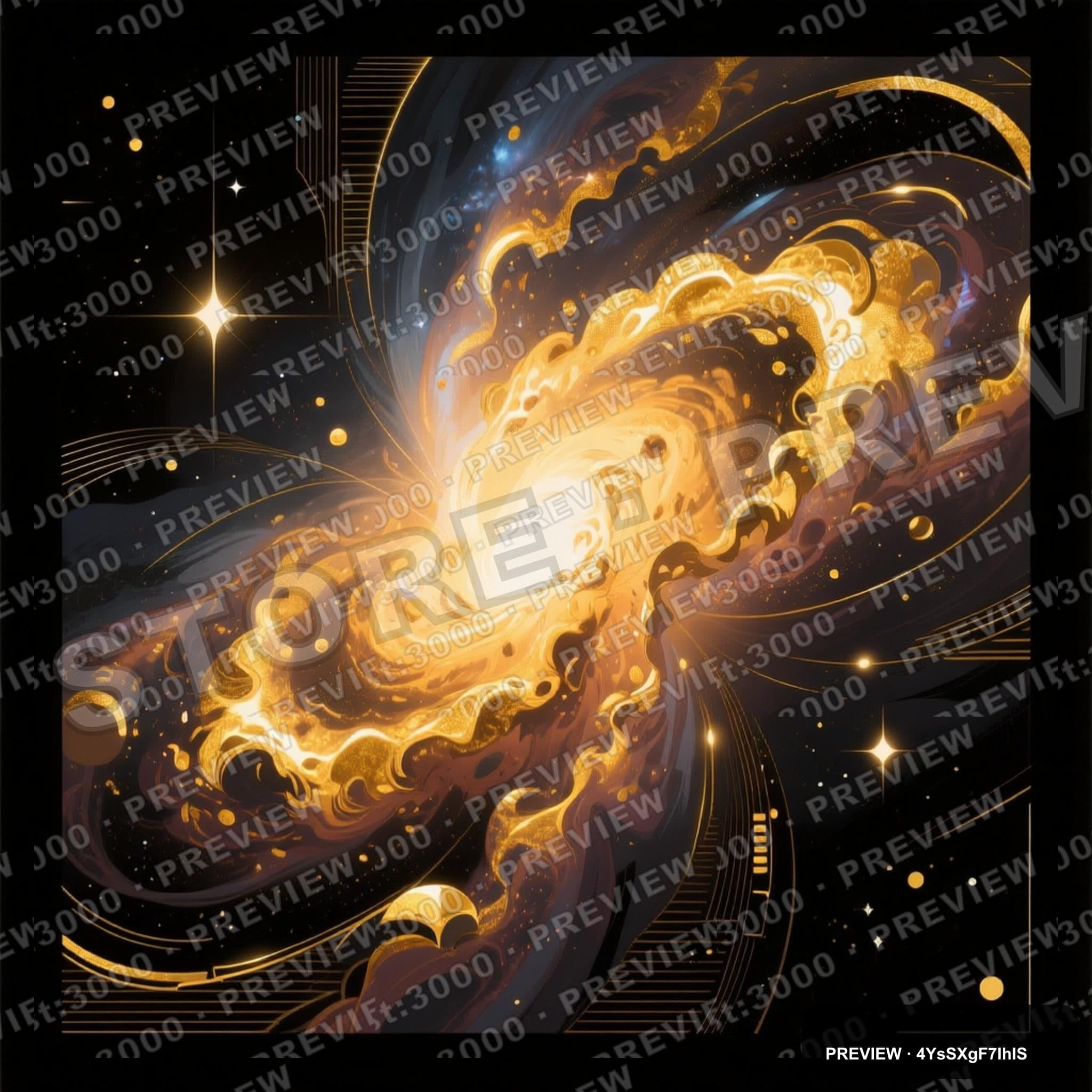 Nebula, Cozy aesthetic, Technical Illustration, Energetic mood, Gold accents,... — wallpaper — 2048×2048, Space, Cinematic, Cozy