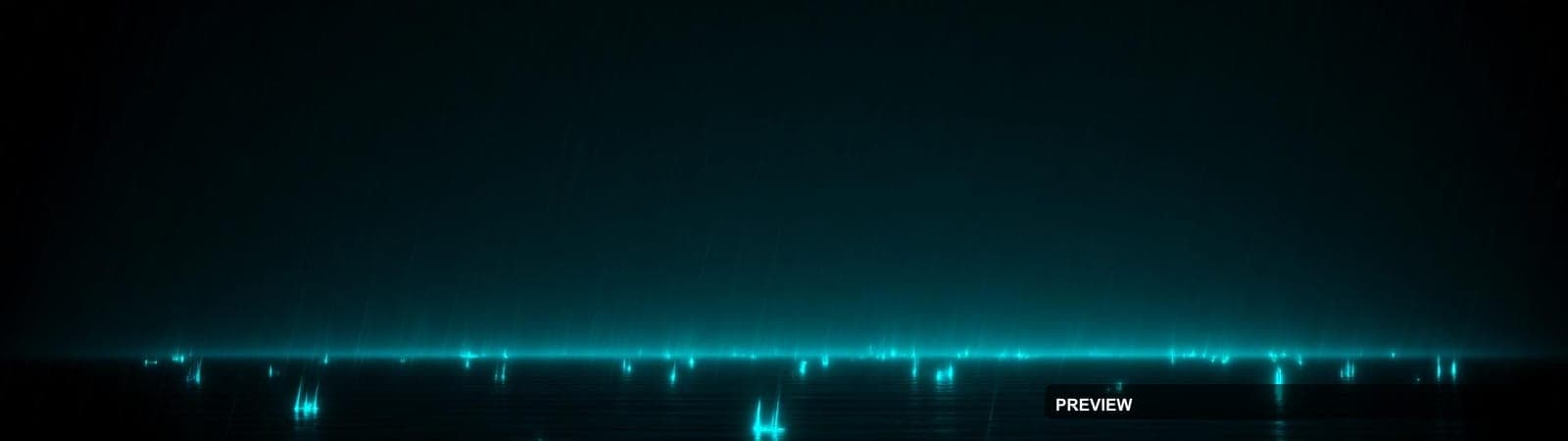 Rain, Neon Noir aesthetic, Minimalist, Moody mood, Neon Cyan accents, high de... — wallpaper — 1920×540, Neon, Cinematic, Moody