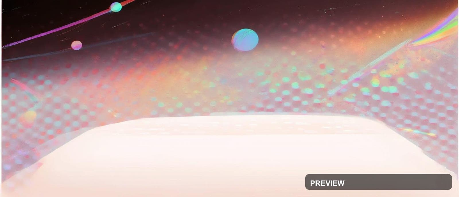 Concrete, Space aesthetic, Blueprint, Cozy mood, Rainbow accents, Dots patter... — wallpaper — 1680×720, Space, Cinematic, Cozy