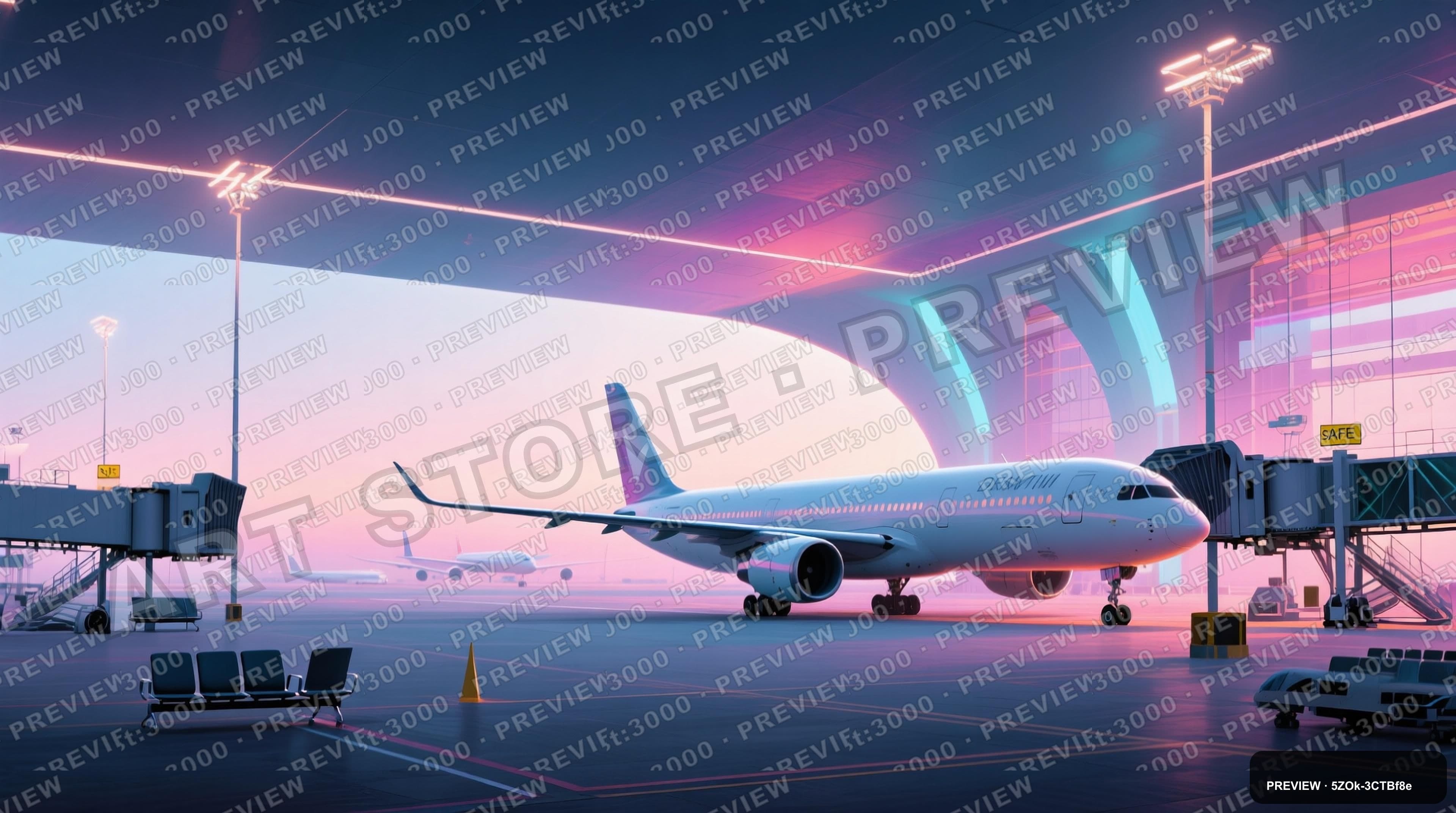 Airport, Dreamcore aesthetic, Architectural Visualization, Energetic mood, Mu... — wallpaper — 3840×2144, Space, Cinematic, Energetic