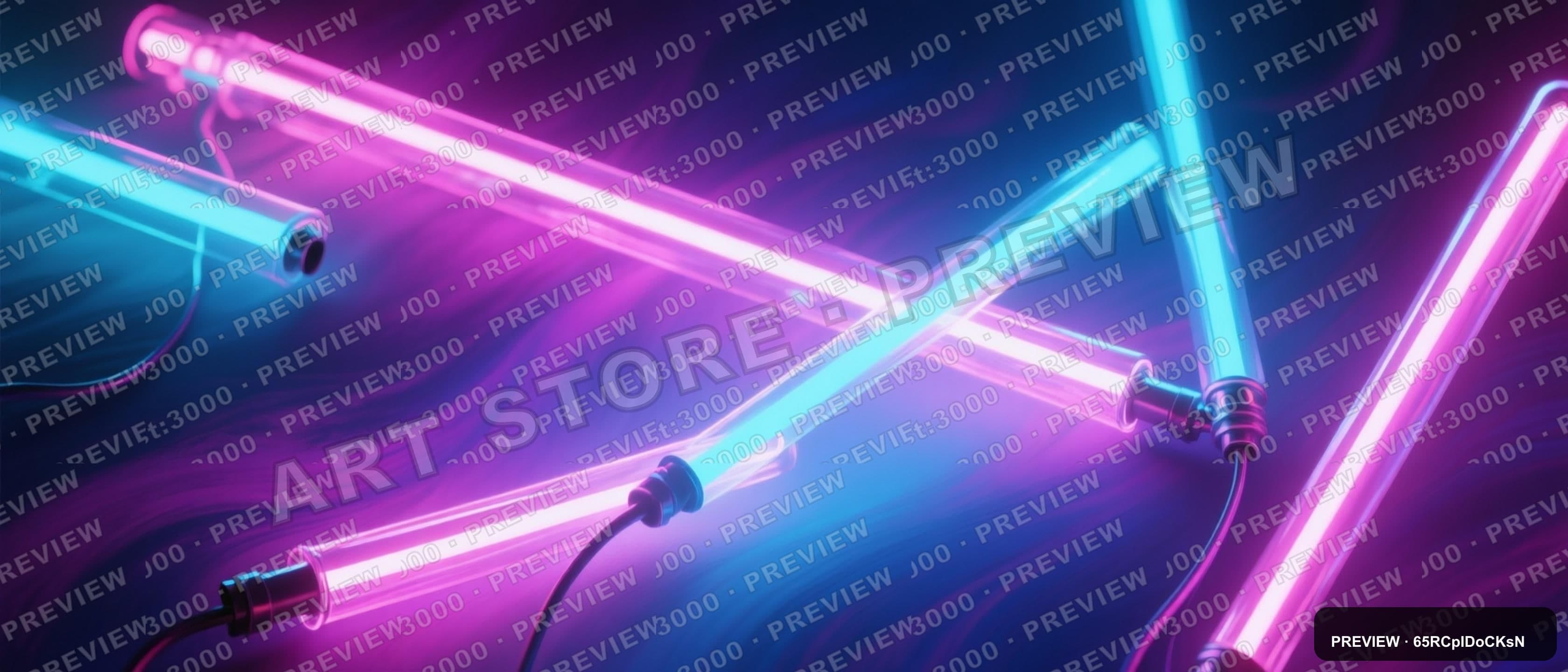 Neon Tubes, Mystic aesthetic, Airbrush, Dreamy mood, Tri-tone accents, high d... — wallpaper — 3360×1440, Neon, Cinematic, Dreamy