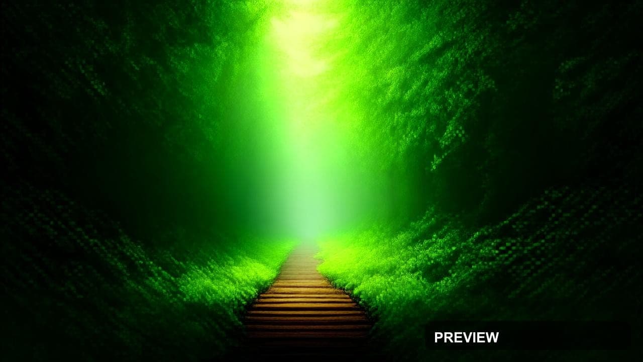 a lush forest path with volumetric light, soft cinematic lighting, smooth gra... — wallpaper — 1280×720, Naturecore, Cinematic, Soft
