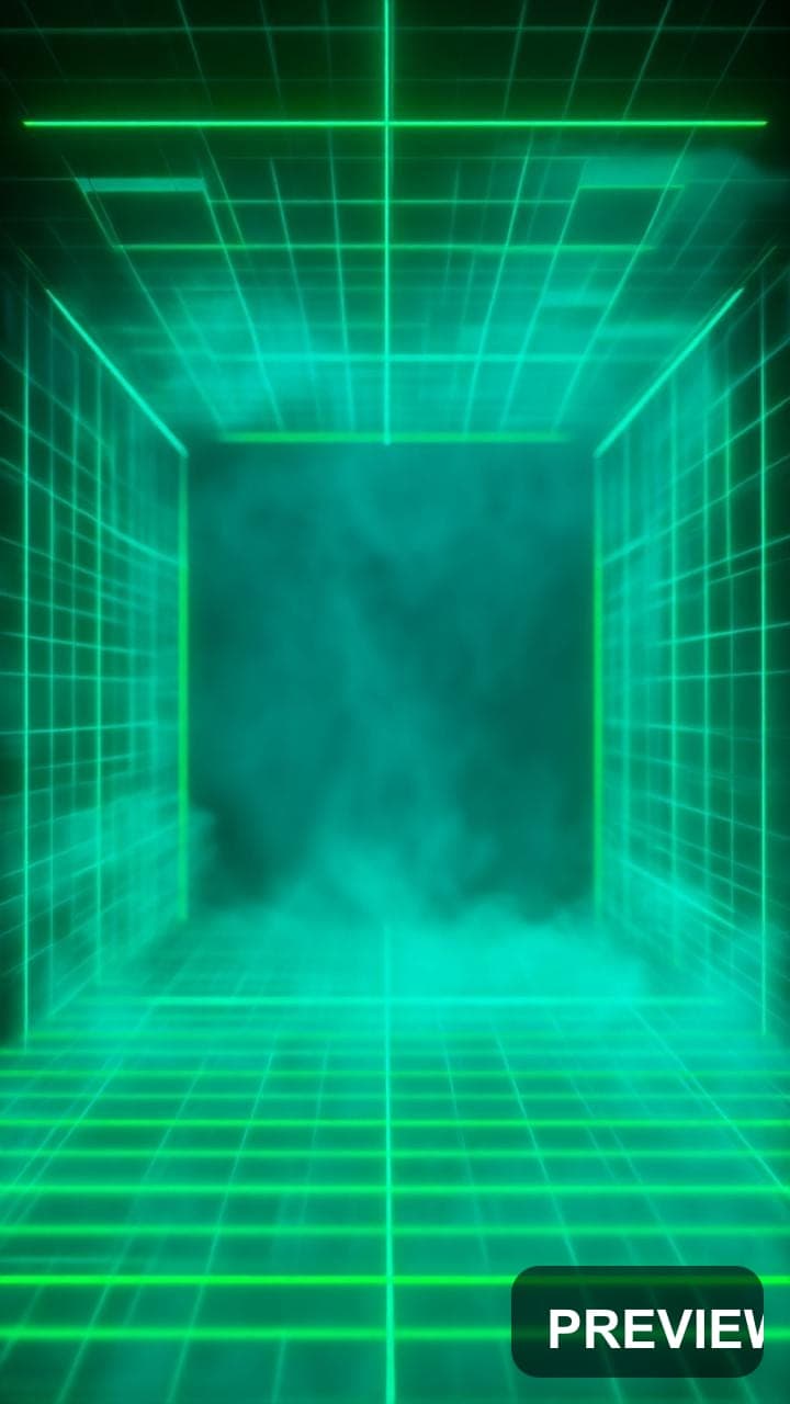 Smoke, Synthwave aesthetic, Brutalist, Playful mood, Neon Lime accents, Grid ... — wallpaper — 720×1280, Neon, Cinematic, Soft