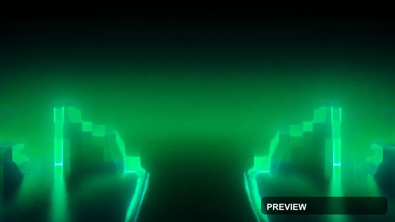 a minimalist abstract gradient composition, neon retro arcade, synthwave glow... — wallpaper — 1280×720, Neon, Minimalist
