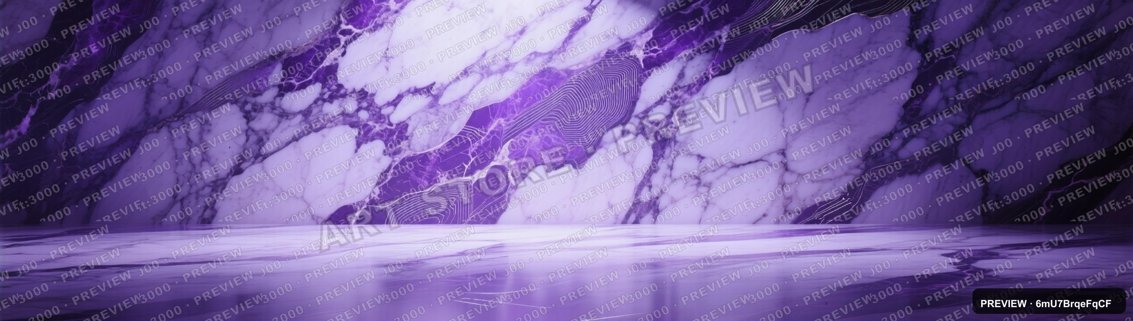 Marble, Sci‑Fi aesthetic, Etching, Mysterious mood, Violet accents, high deta... — wallpaper — 3840×1088, Sci‑Fi, Cinematic, Mysterious