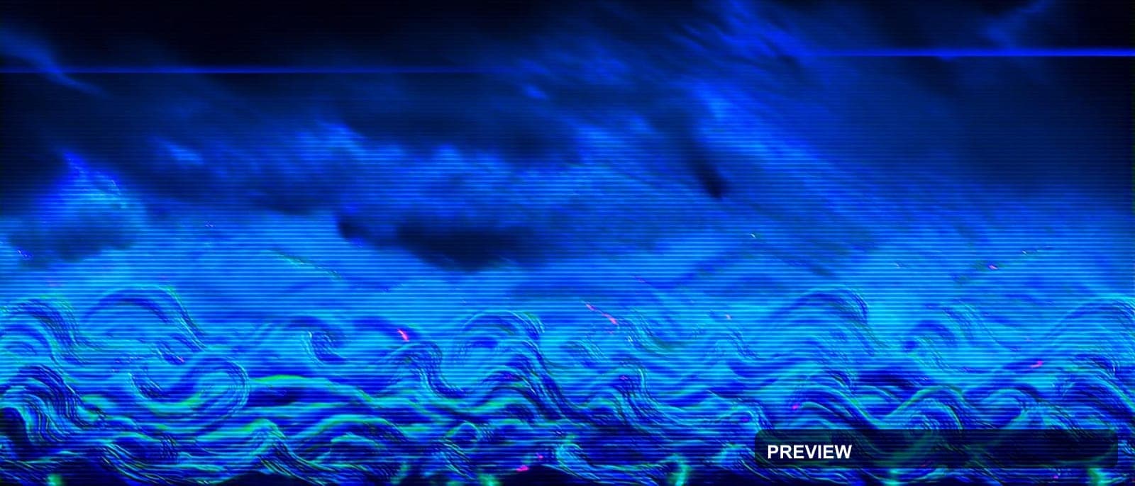 Storm Clouds, Steampunk aesthetic, Glitch Art, Energetic mood, Blue accents, ... — wallpaper — 1680×720, Space, Cinematic, Energetic