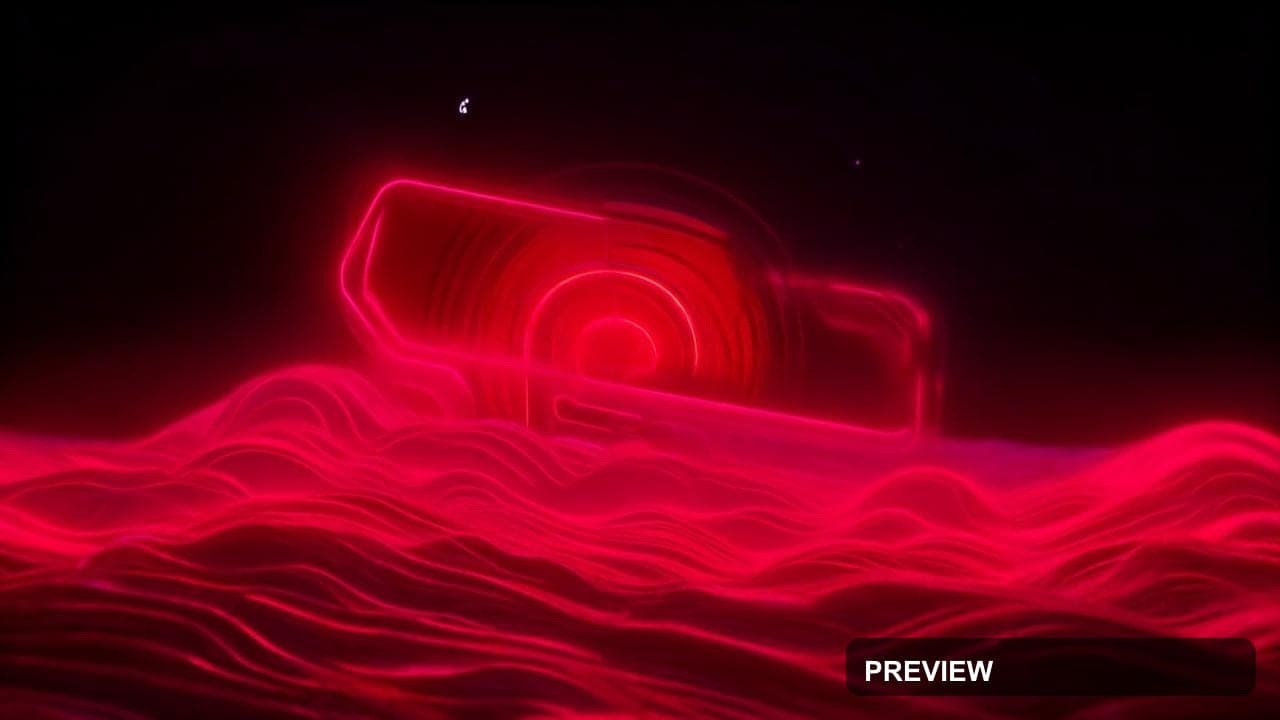 Neon Signs, Space aesthetic, Neon Glow, Cozy mood, Neon Red accents, Waves pa... — wallpaper — 1280×720, Neon, Cinematic, Cozy