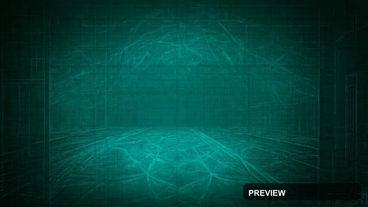 Train Station, Maximal aesthetic, Blueprint, Mysterious mood, Neon Teal accen... — wallpaper — 1280×720, Neon, Cinematic, Mysterious