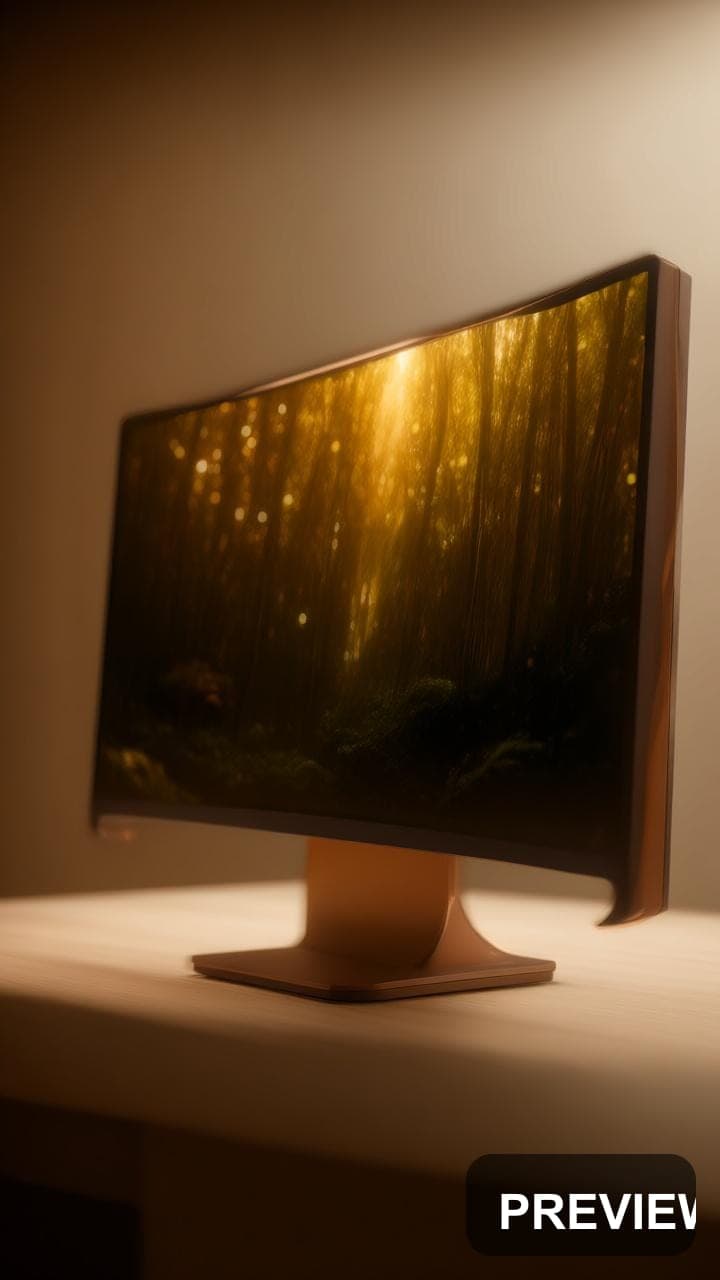CRT Monitor, Naturecore aesthetic, Bokeh, Futuristic mood, Brown accents, hig... — wallpaper — 720×1280, Space, Cinematic, Soft