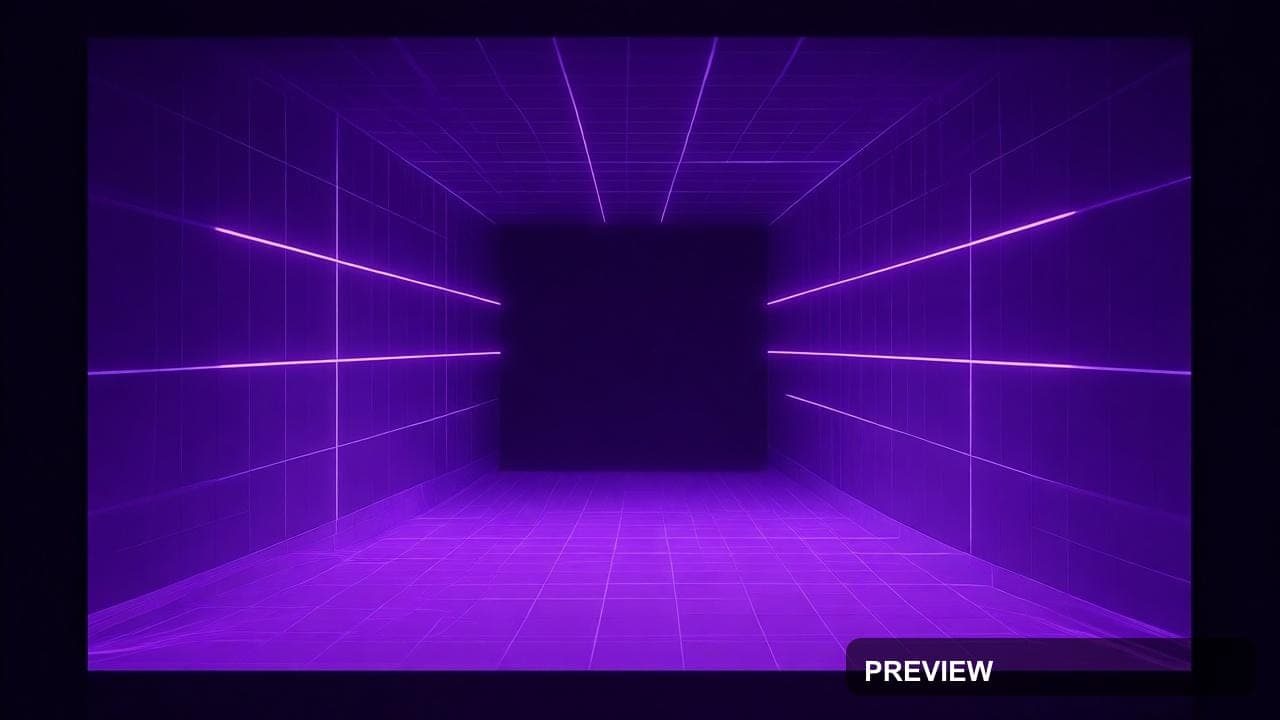 Retro Grid, Cozy aesthetic, Monochrome, Meditative mood, Neon Purple accents,... — wallpaper — 1280×720, Neon, Cinematic, Cozy