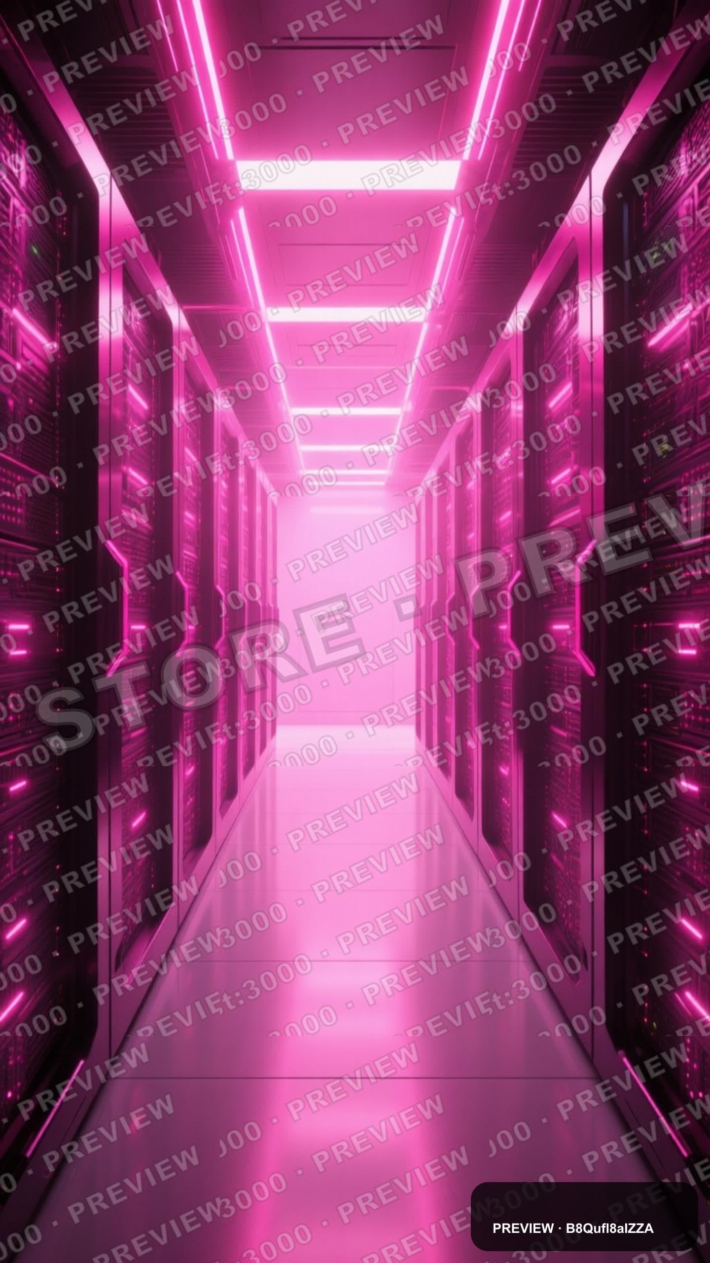Data Center, Fantasy aesthetic, Album Cover, Futuristic mood, Neon Pink accen... — wallpaper — 1440×2560, Neon, Cinematic, Soft