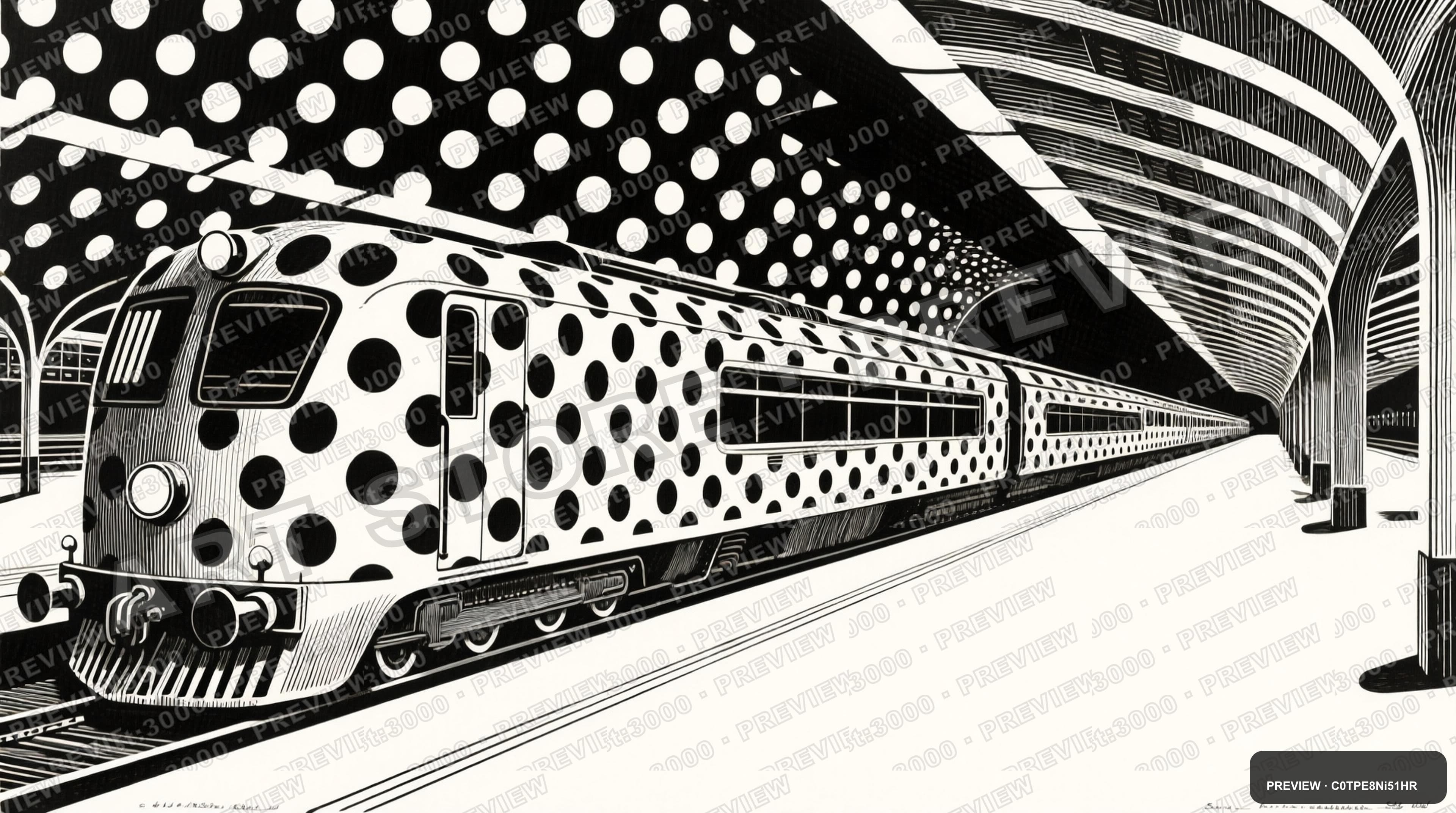 Train Station, Retro Futurism aesthetic, Lithograph, Energetic mood, White ac... — wallpaper — 3840×2144, Space, Cinematic, Energetic