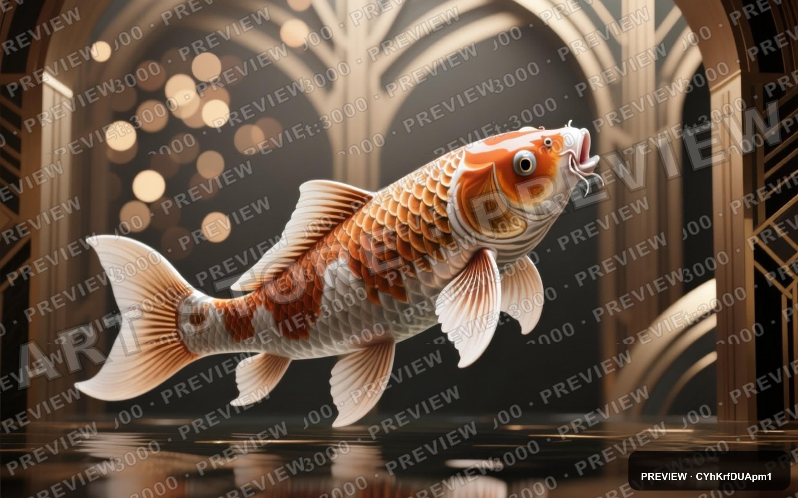 Koi Fish, Epic aesthetic, Architectural Visualization, Clean mood, Earth Tone... — wallpaper — 2560×1600, Space, Cinematic, Clean