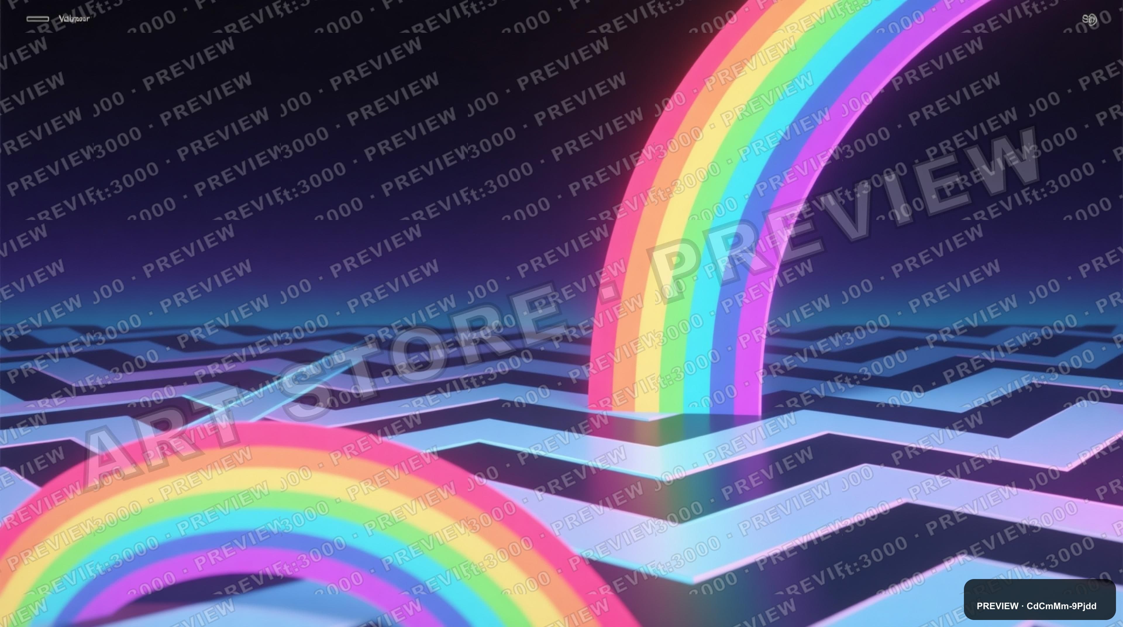 Chrome, Vaporwave aesthetic, Cel Shaded, Mysterious mood, Rainbow accents, He... — wallpaper — 3840×2144, Vaporwave, Cinematic, Mysterious