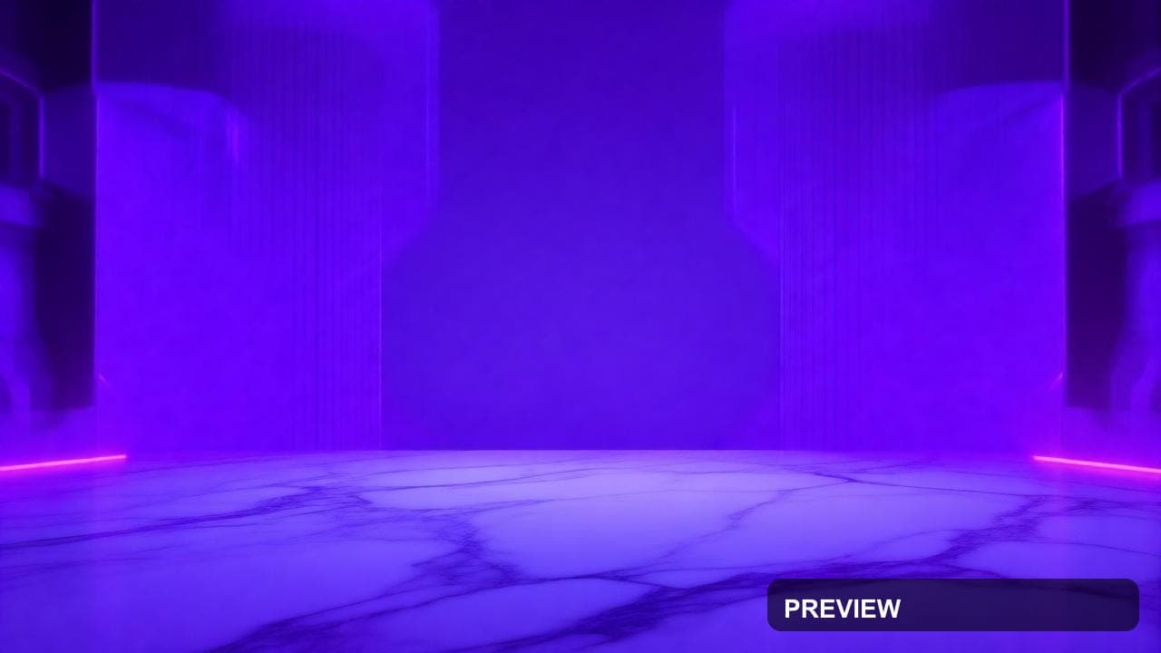Marble, Retro Futurism aesthetic, Neon Glow, Epic mood, Neon Purple accents, ... — wallpaper — 1280×720, Neon, Cinematic, Soft