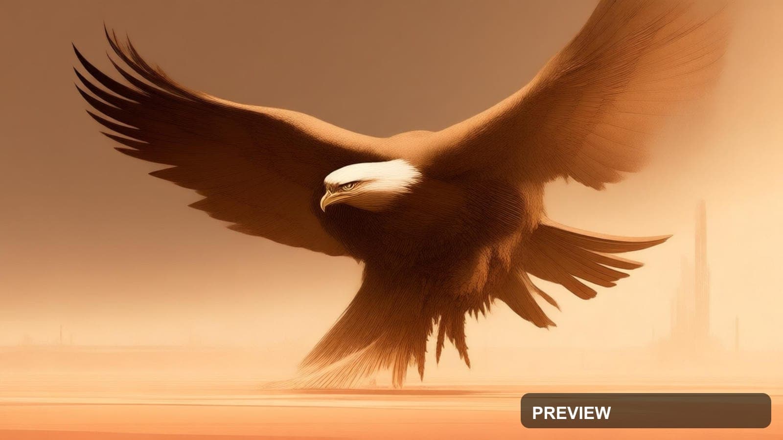 Eagles, Solarpunk aesthetic, Technical Illustration, Moody mood, Beige accent... — wallpaper — 2560×1440, Space, Cinematic, Moody