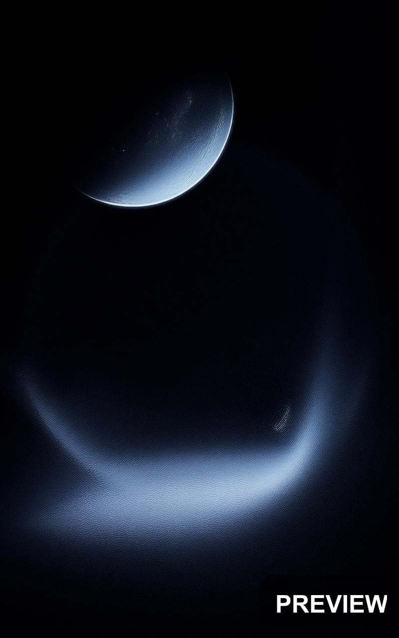 Planet, Surreal aesthetic, Film Grain, Clean mood, Black accents, high detail... — wallpaper — 800×1280, Space, Cinematic, Clean