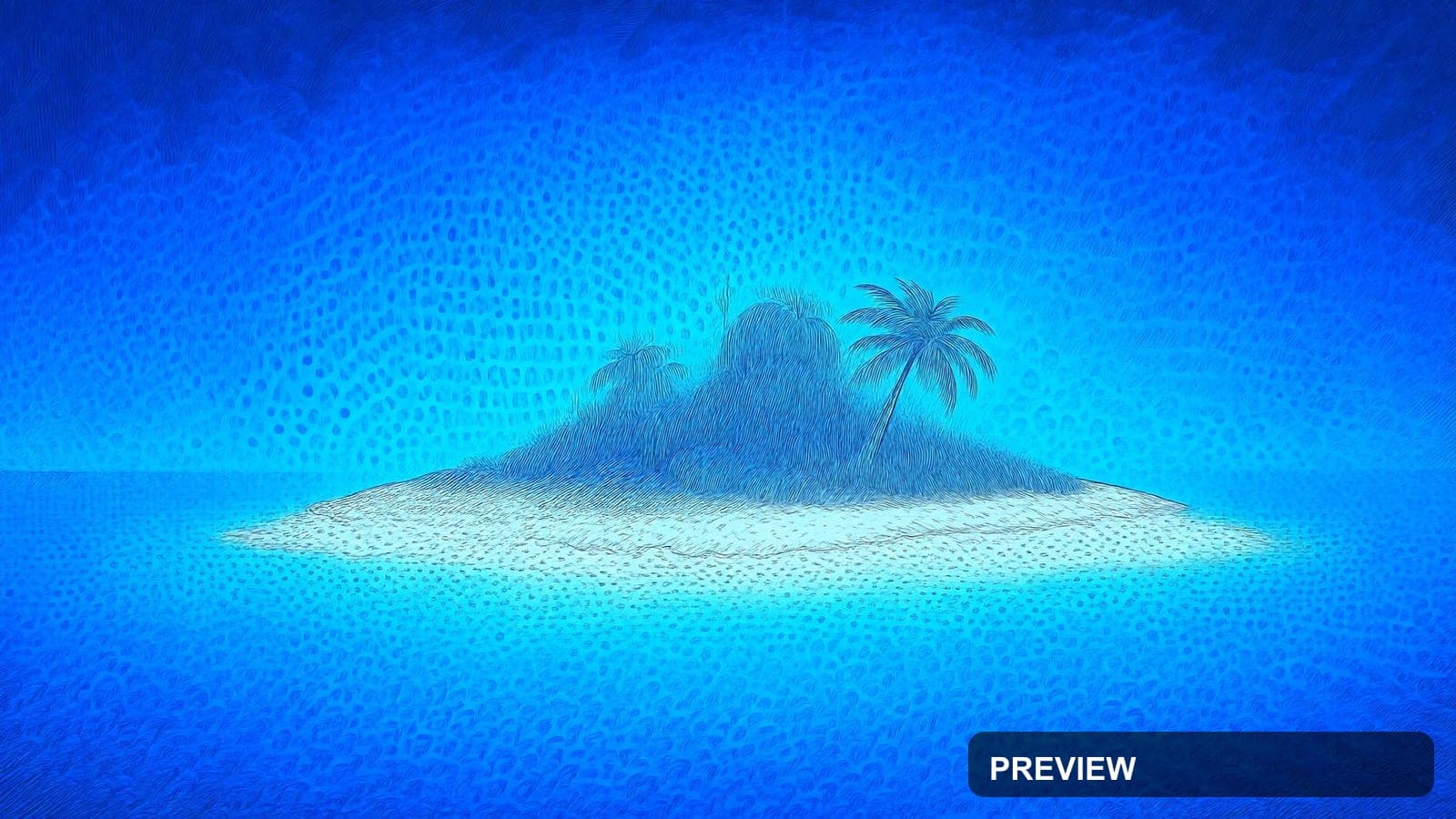 Island, Bright aesthetic, Pencil Sketch, Mysterious mood, Indigo accents, Op ... — wallpaper — 1920×1080, Space, Cinematic, Mysterious