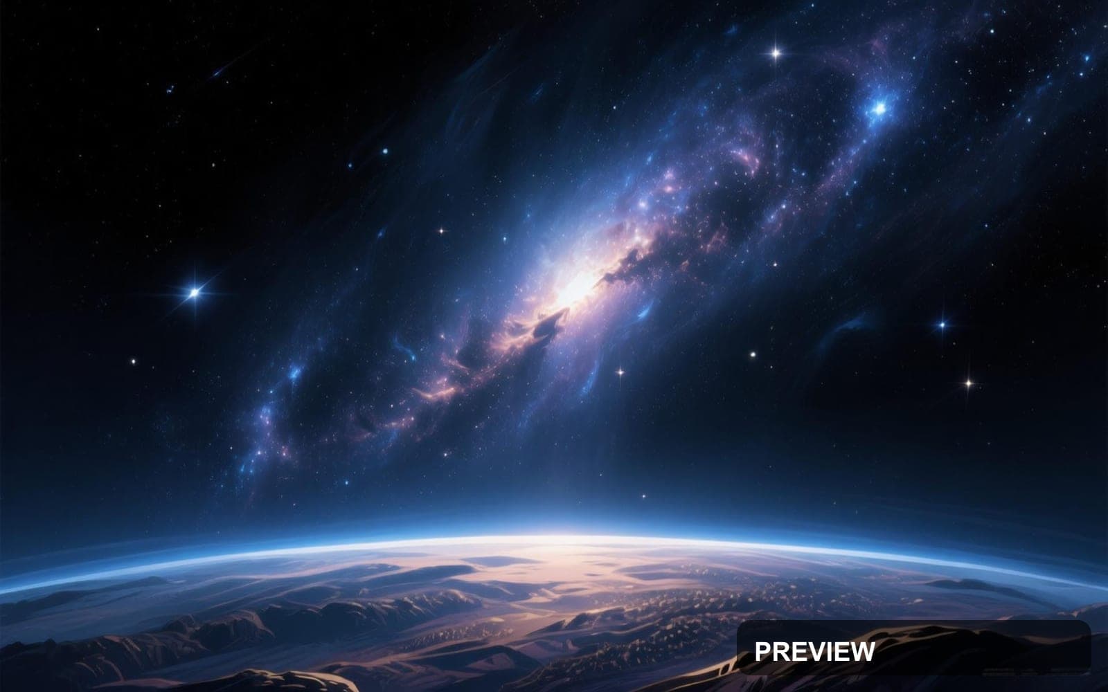 Starfield, Epic aesthetic, Sticker Art, Clean mood, Soft Contrast accents, hi... — wallpaper — 1920×1200, Space, Cinematic, Clean