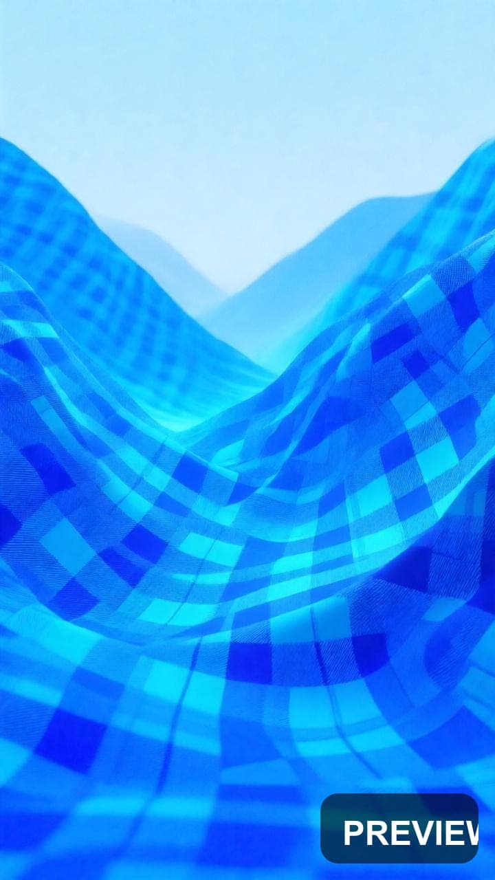 Valley, Abstract aesthetic, 3D Render, Bright mood, Blue accents, Plaid patte... — wallpaper — 720×1280, Space, Cinematic, Bright