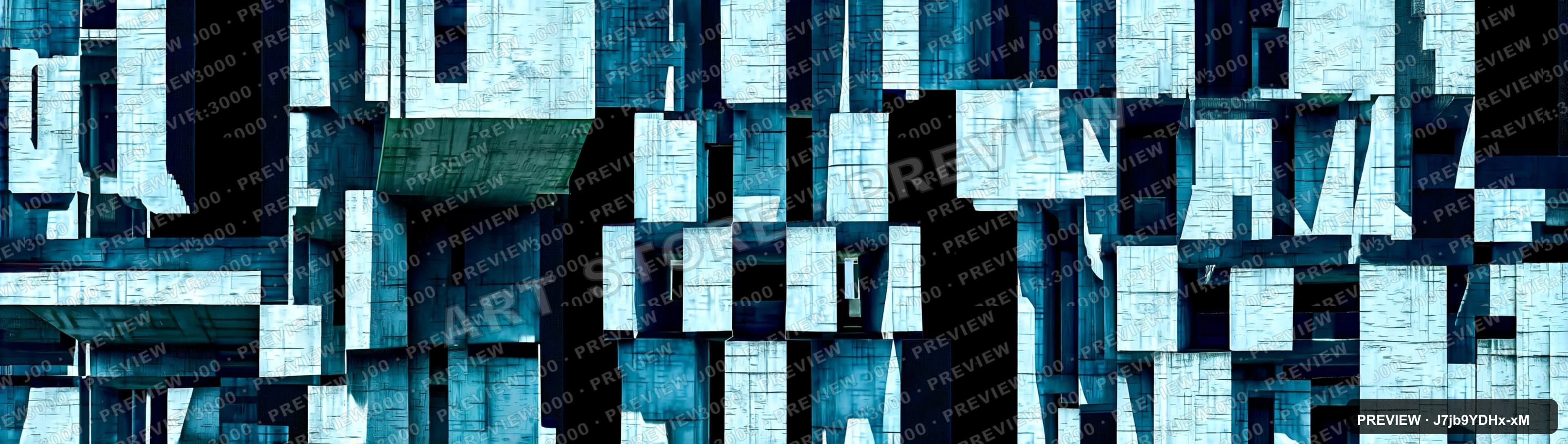 Concrete Brutalism, Dreamcore aesthetic, Stop Motion, Bold mood, Ice Tones ac... — wallpaper — 3840×1088, Space, Cinematic, Bold