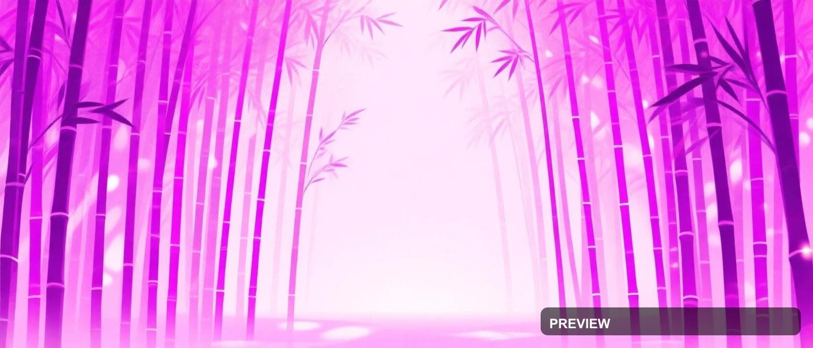 Bamboo Grove, Dreamcore aesthetic, Vector, Minimal mood, Fuchsia accents, Lig... — wallpaper — 1680×720, Space, Cinematic, Minimal