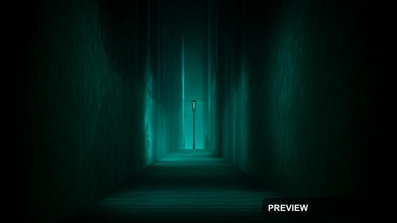 Alley, Neon Noir aesthetic, Art Deco, Dark mood, Neon Teal accents, high deta... — wallpaper — 1280×720, Neon, Cinematic, Dark