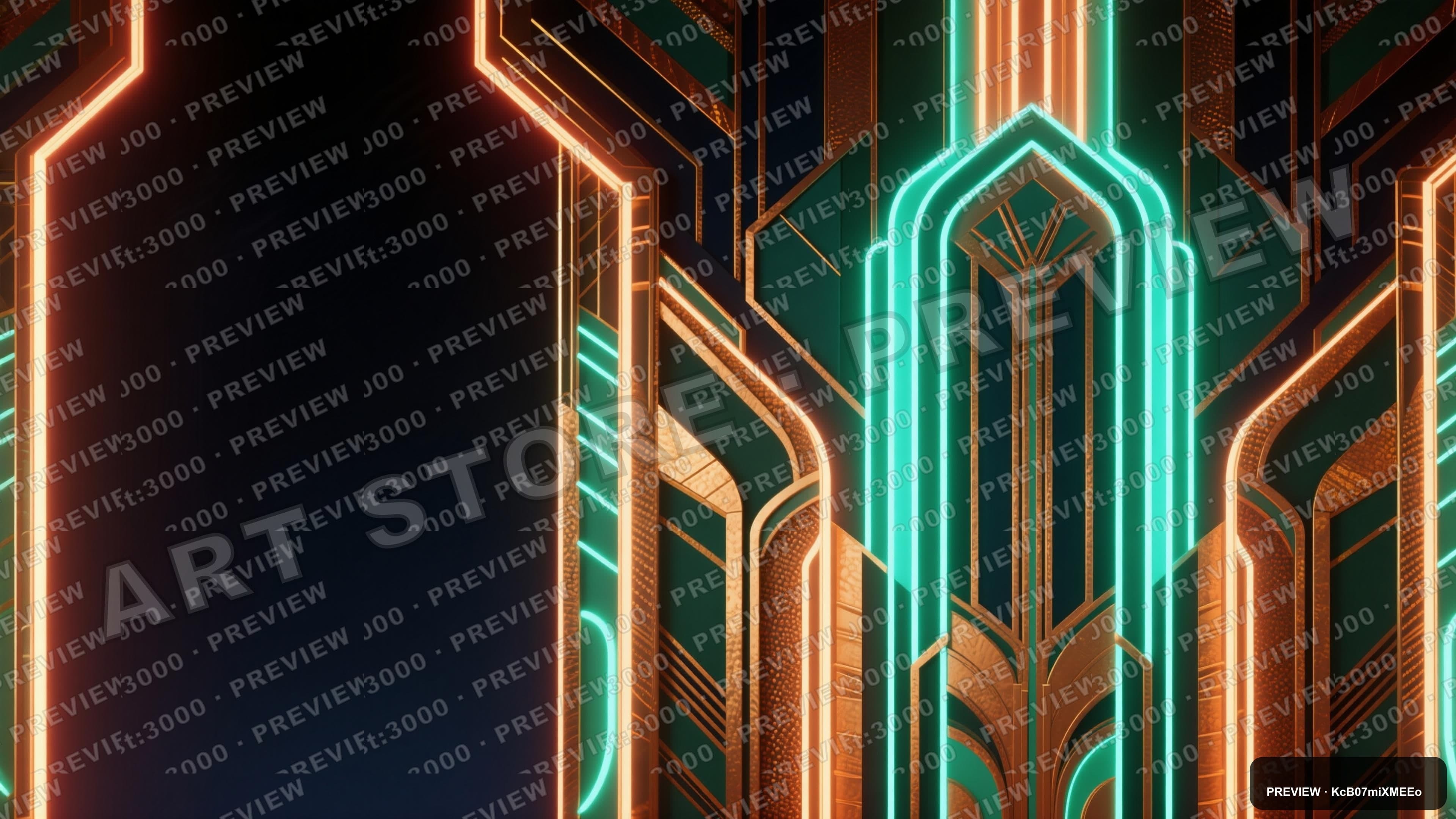 Night, Neon aesthetic, Art Deco, Bright mood, Earth Tones accents, ultra clea... — wallpaper — 3840×2160, Neon, Cinematic, Bright