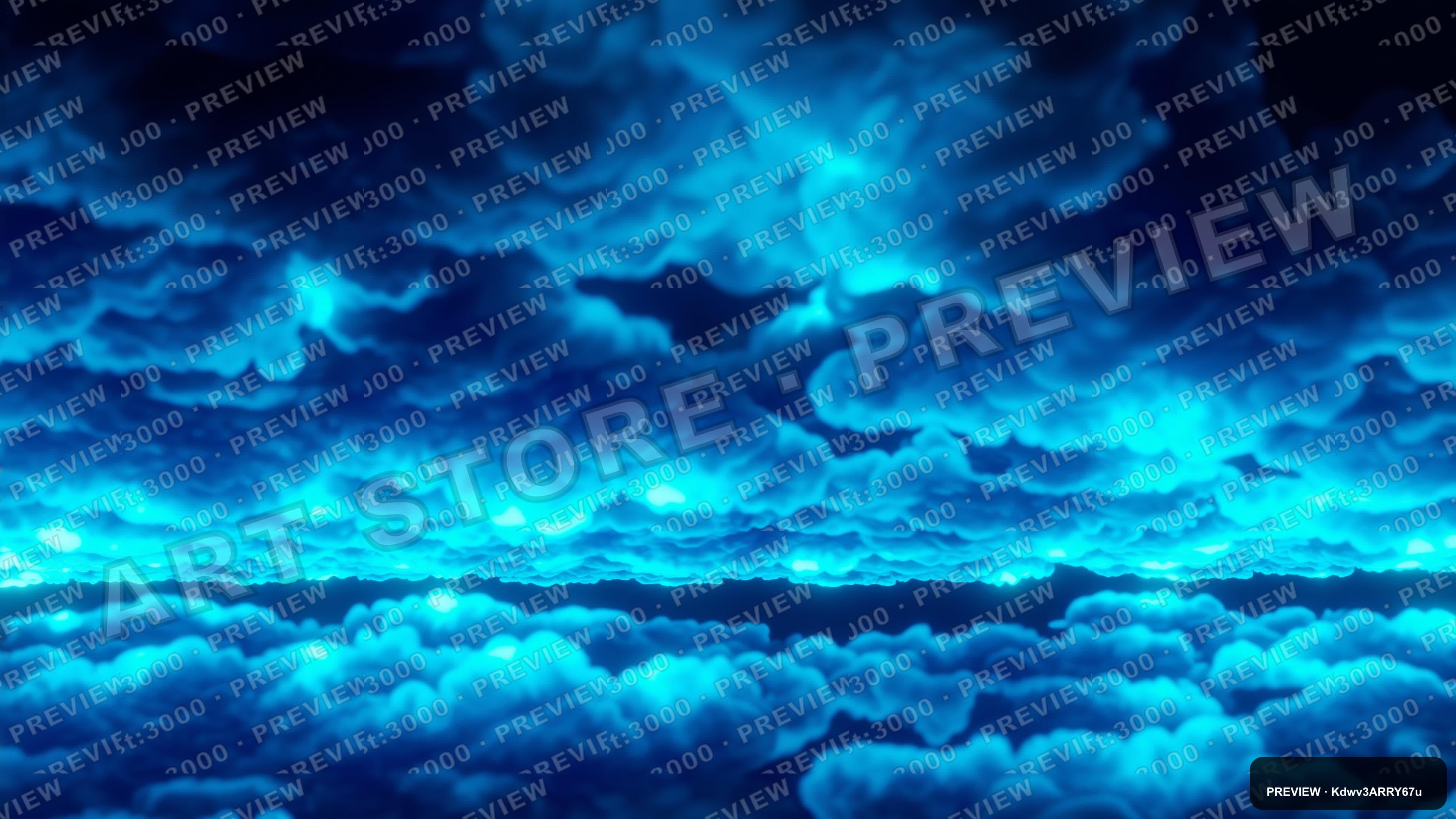 Storm Clouds, Synthwave aesthetic, Bokeh, Calm mood, Neon Cyan accents, Y2K v... — wallpaper — 3840×2160, Neon, Cinematic, Calm