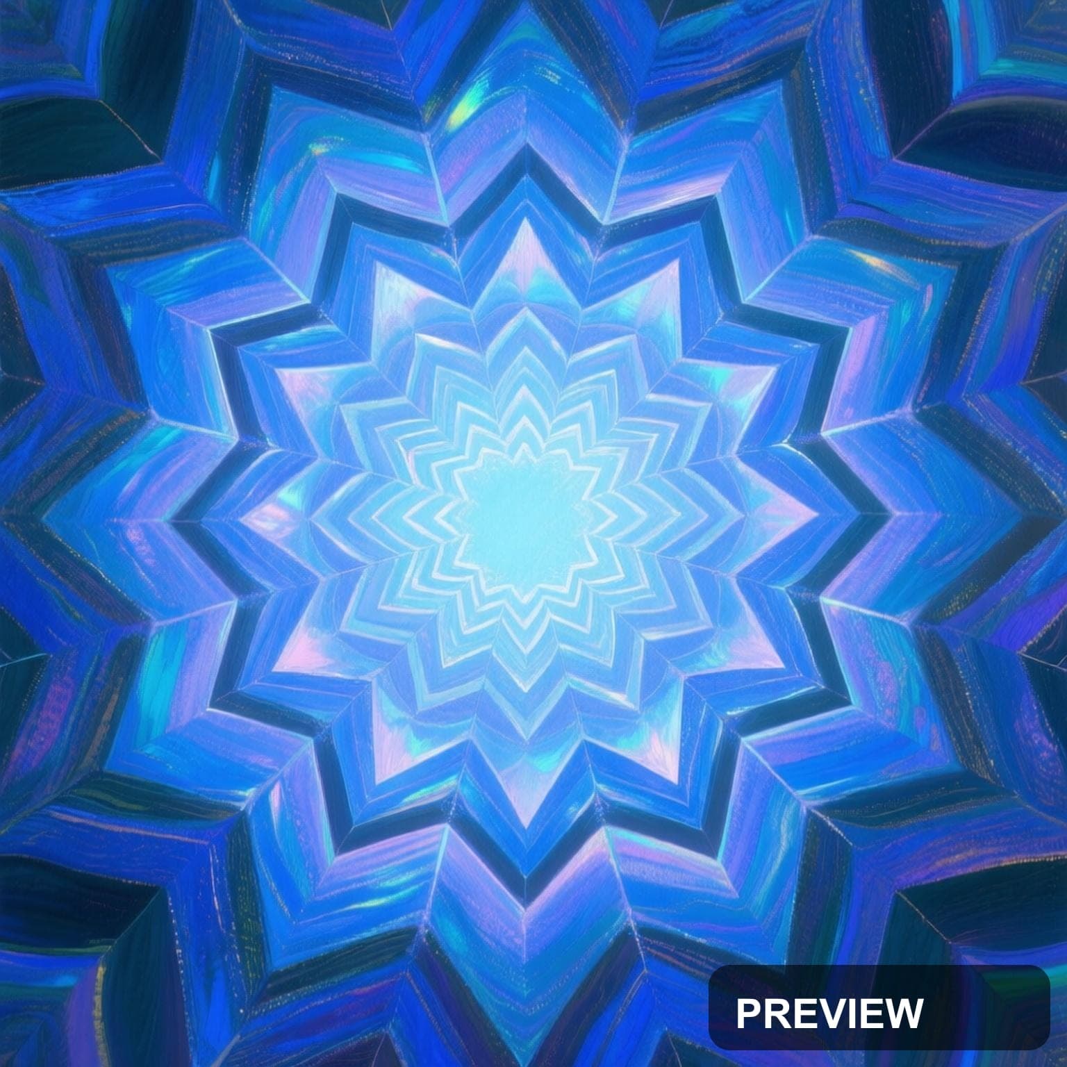 Hologram, Dreamcore aesthetic, Gouache, Calm mood, Indigo accents, Tessellati... — wallpaper — 1536×1536, Space, Cinematic, Calm