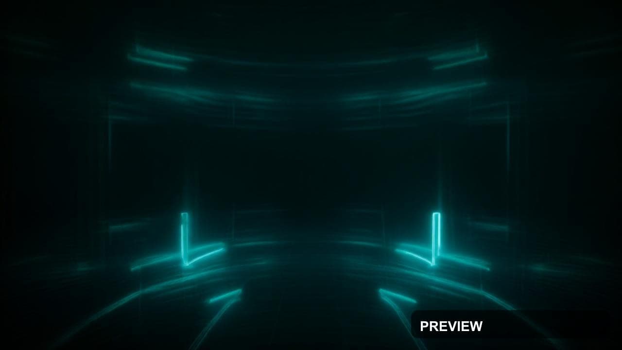 Neon Tubes, Minimal aesthetic, Wireframe, Dark mood, High Contrast accents, h... — wallpaper — 1280×720, Neon, Cinematic, Dark