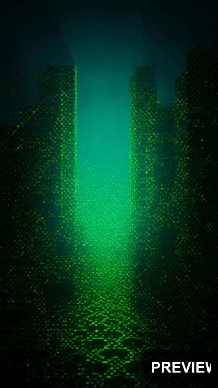 Cityscape, Retro Arcade aesthetic, Matte Painting, Luxurious mood, Neon Lime ... — wallpaper — 720×1280, Neon, Cinematic, Soft