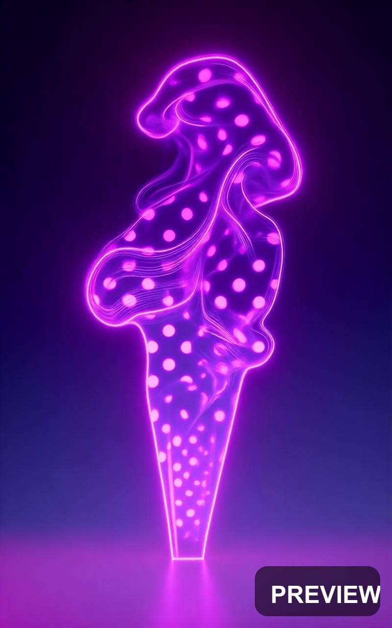 Smoke, Chill aesthetic, Line Art, Futuristic mood, Neon Pink accents, Polka D... — wallpaper — 800×1280, Neon, Cinematic, Soft
