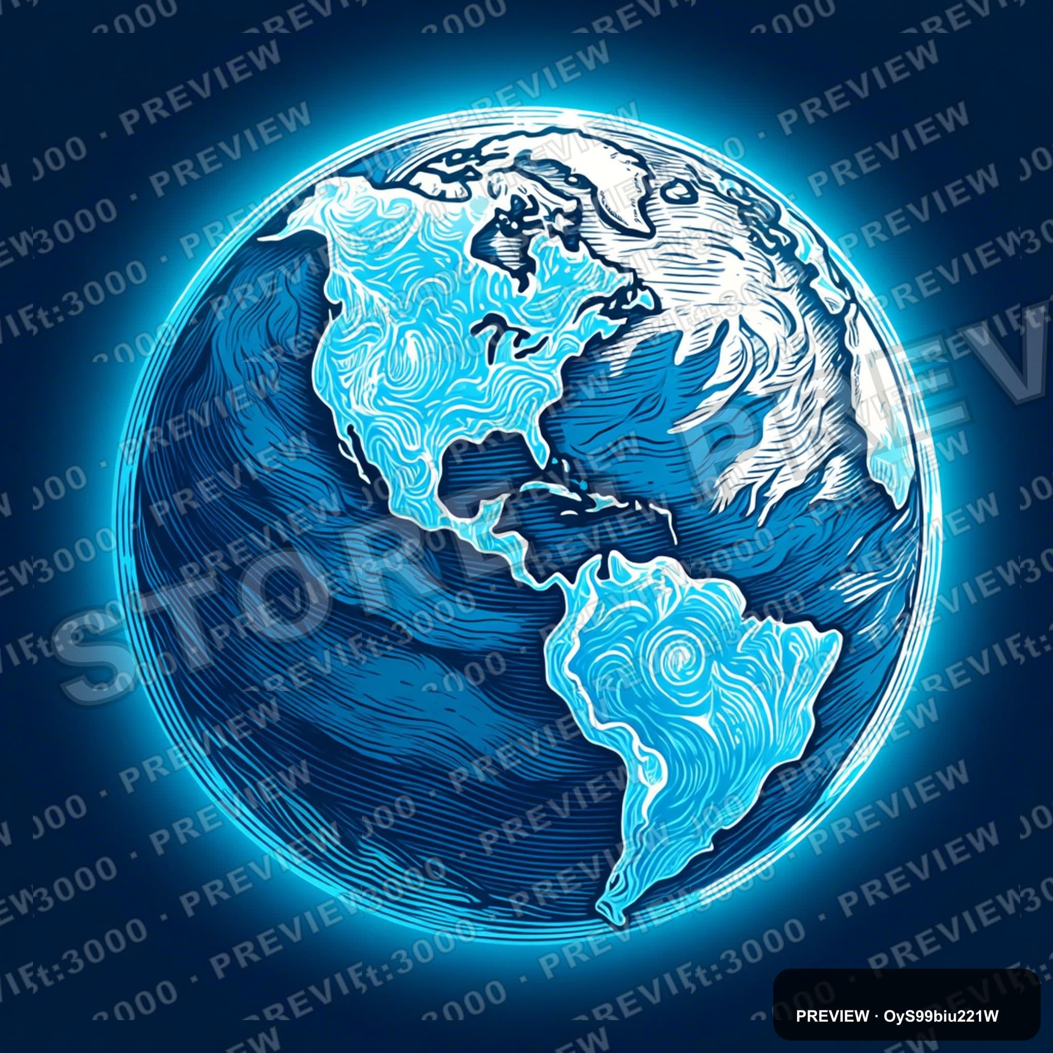 Planet, Mystic aesthetic, Woodcut, Energetic mood, Ice Tones accents, high de... — wallpaper — 2048×2048, Space, Cinematic, Energetic