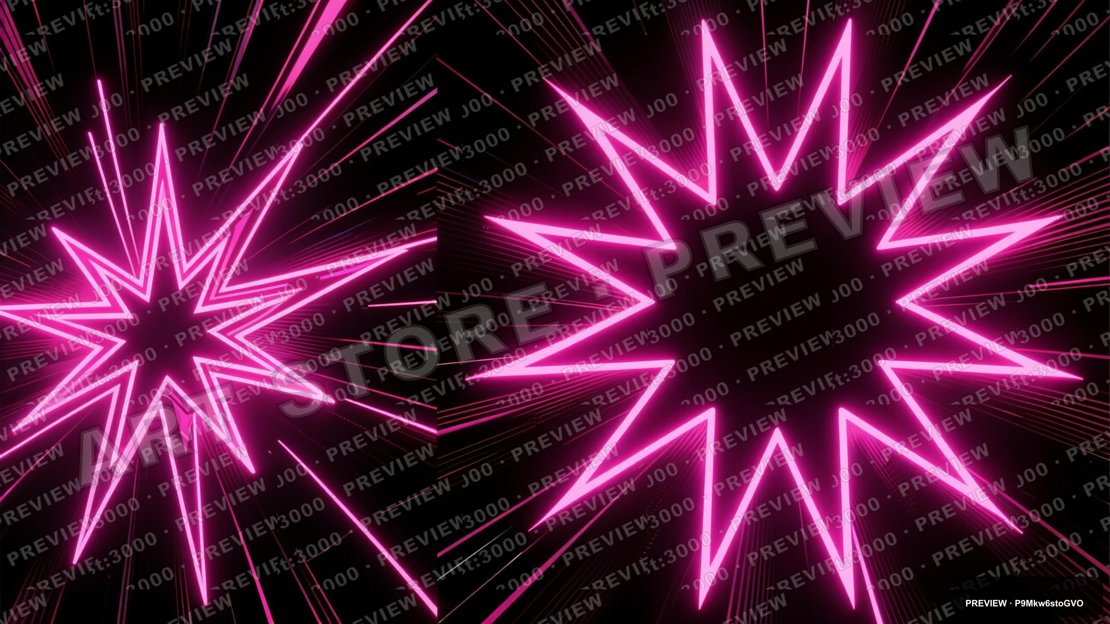 Subway, Neon aesthetic, Comic Book, Dark mood, Neon Magenta accents, Starburs... — wallpaper — 3840×2160, Neon, Cinematic, Dark