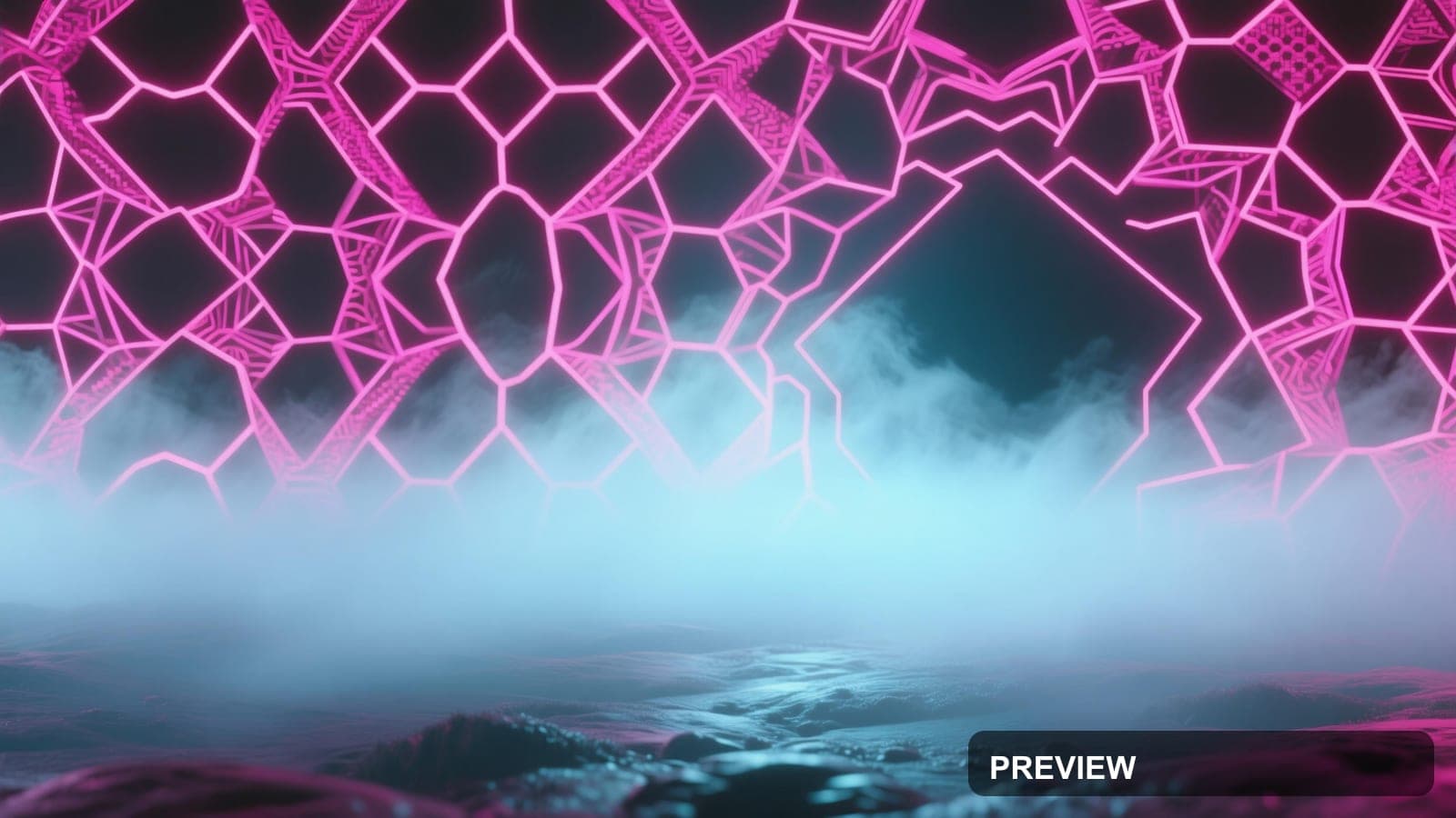 Fog, Fantasy aesthetic, CRT, Playful mood, Fuchsia accents, Tessellation patt... — wallpaper — 3840×2160, Space, Cinematic, Soft