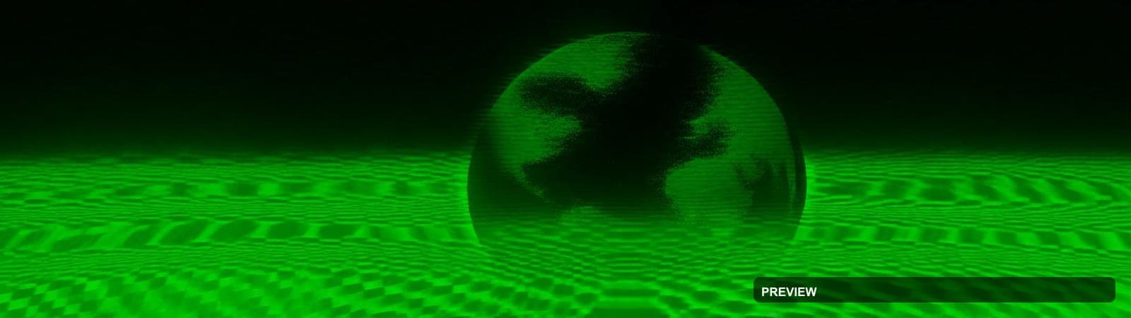 Planet, Retro Arcade aesthetic, High Contrast, Dreamy mood, Lime accents, Op ... — wallpaper — 1920×540, Retro Arcade, Cinematic, Dreamy