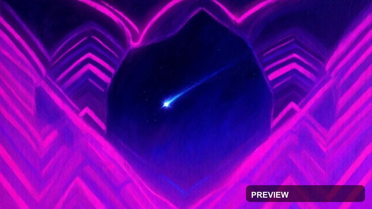 Comet, Cyberpunk aesthetic, Oil Painting, Nostalgic mood, Neon Pink accents, ... — wallpaper — 1280×720, Neon, Cinematic, Soft