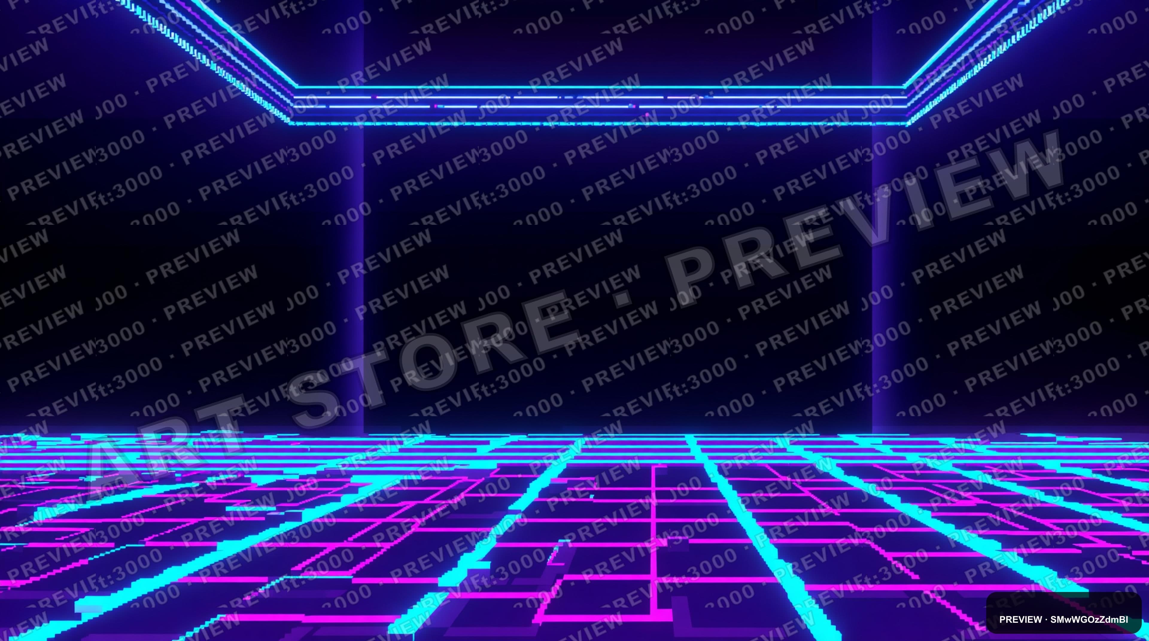 Night, Retro Arcade aesthetic, Voxel Art, Minimal mood, Vibrant accents, Neon... — wallpaper — 3840×2144, Neon, Cinematic, Minimal