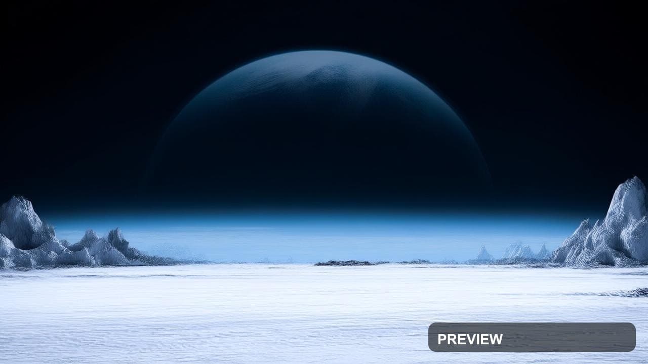 Planet, Industrial aesthetic, High Contrast, Futuristic mood, White accents, ... — wallpaper — 1280×720, Space, Cinematic, Soft