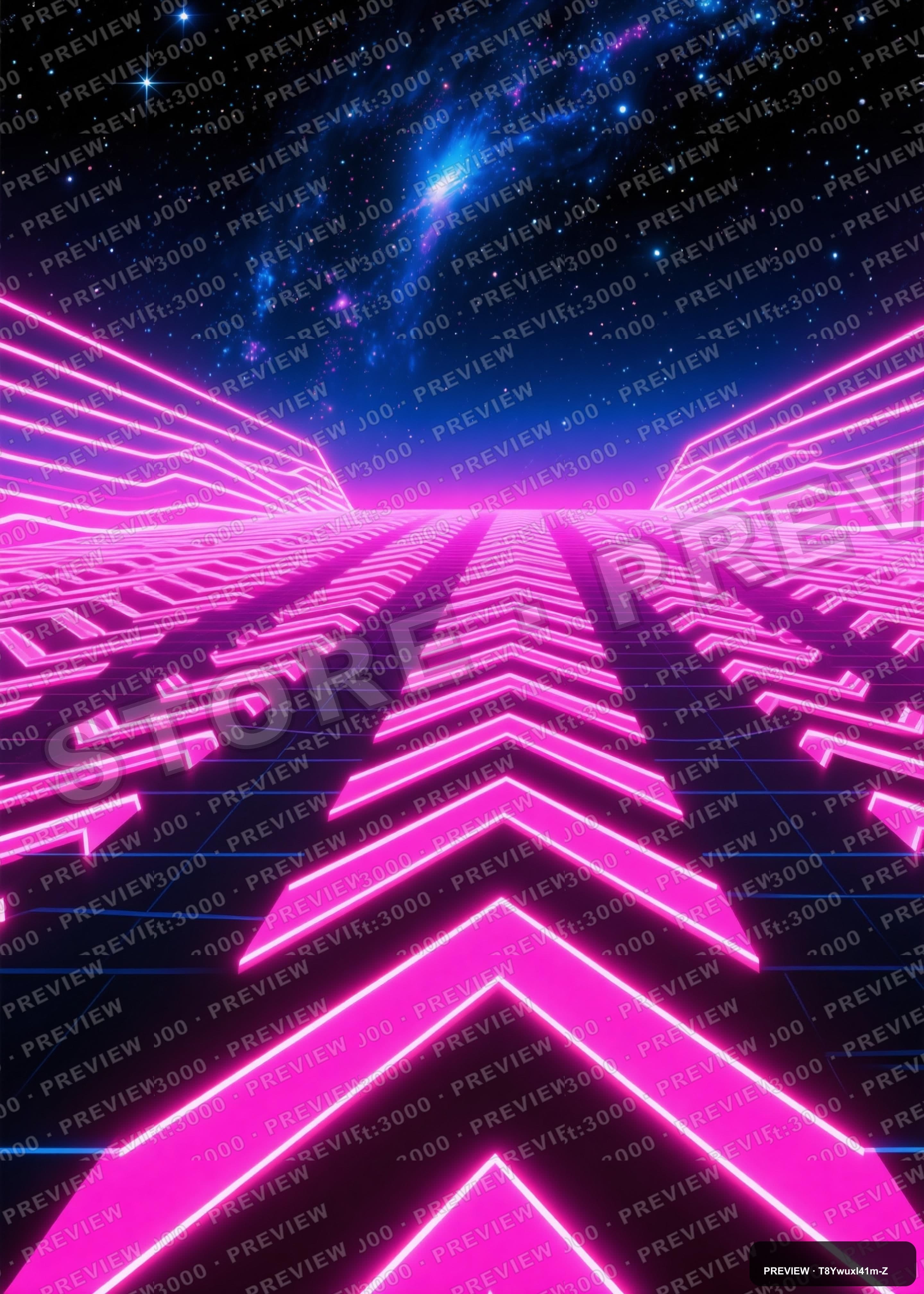 Starfield, Retro Arcade aesthetic, Lithograph, Bright mood, Neon Magenta acce... — wallpaper — 2880×4032, Neon, Cinematic, Bright