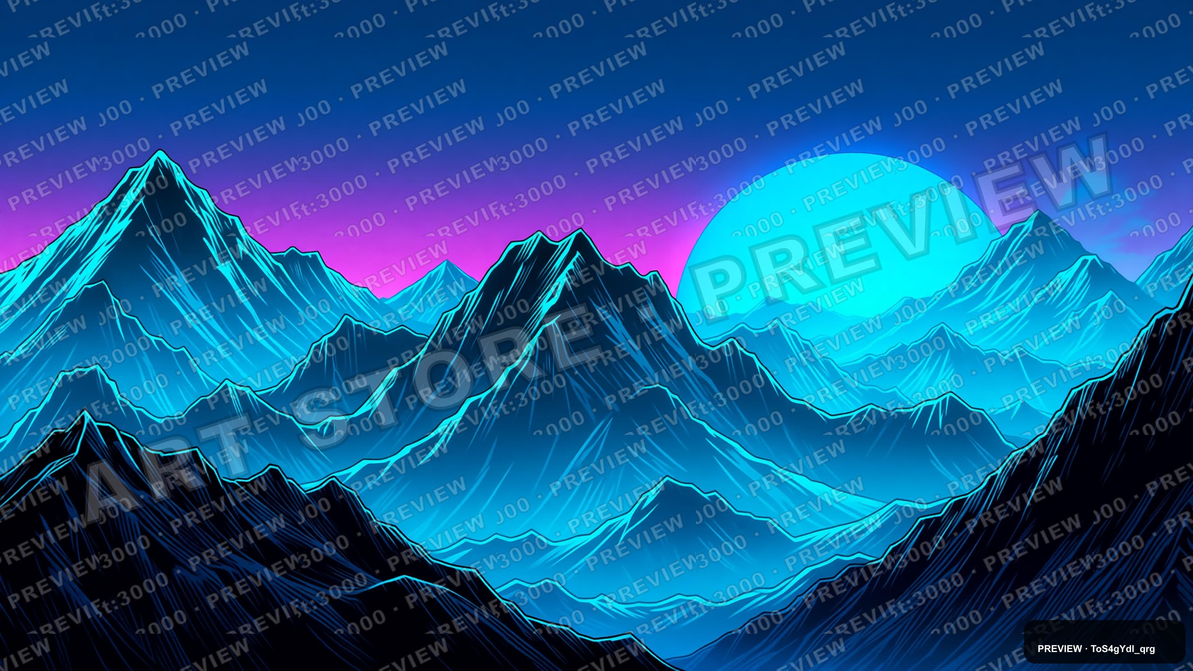 Mountains · Naturecore · Cinematic — wallpaper — 3840×2160, Neon, Cinematic, Epic