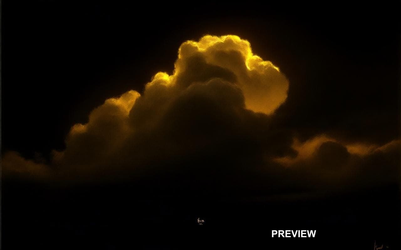 Cloudscape, Neon aesthetic, Oil Painting, Dark mood, Gold accents, high detai... — wallpaper — 1280×800, Neon, Cinematic, Dark