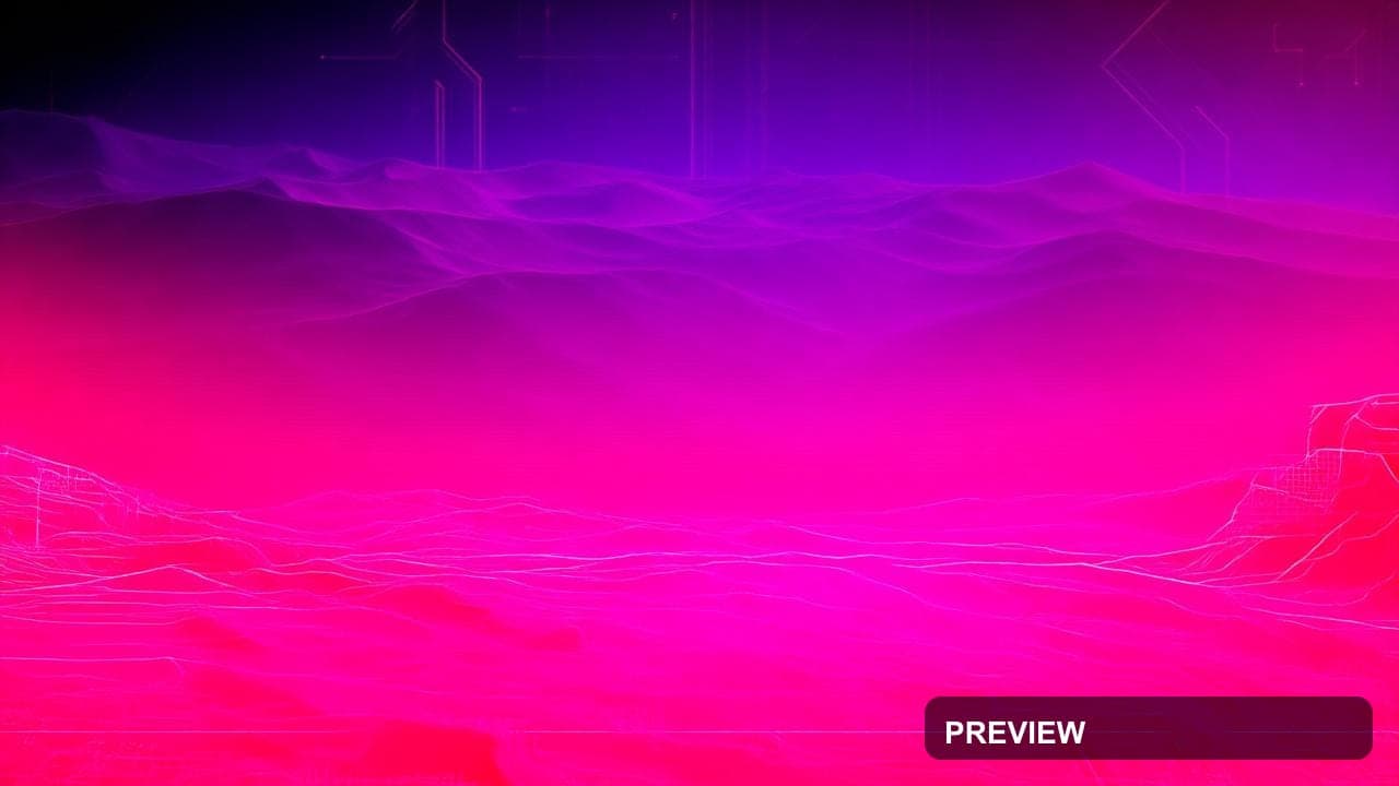 Desert, Spacepunk aesthetic, Blueprint, Mysterious mood, Neon Pink accents, C... — wallpaper — 1280×720, Neon, Cinematic, Mysterious