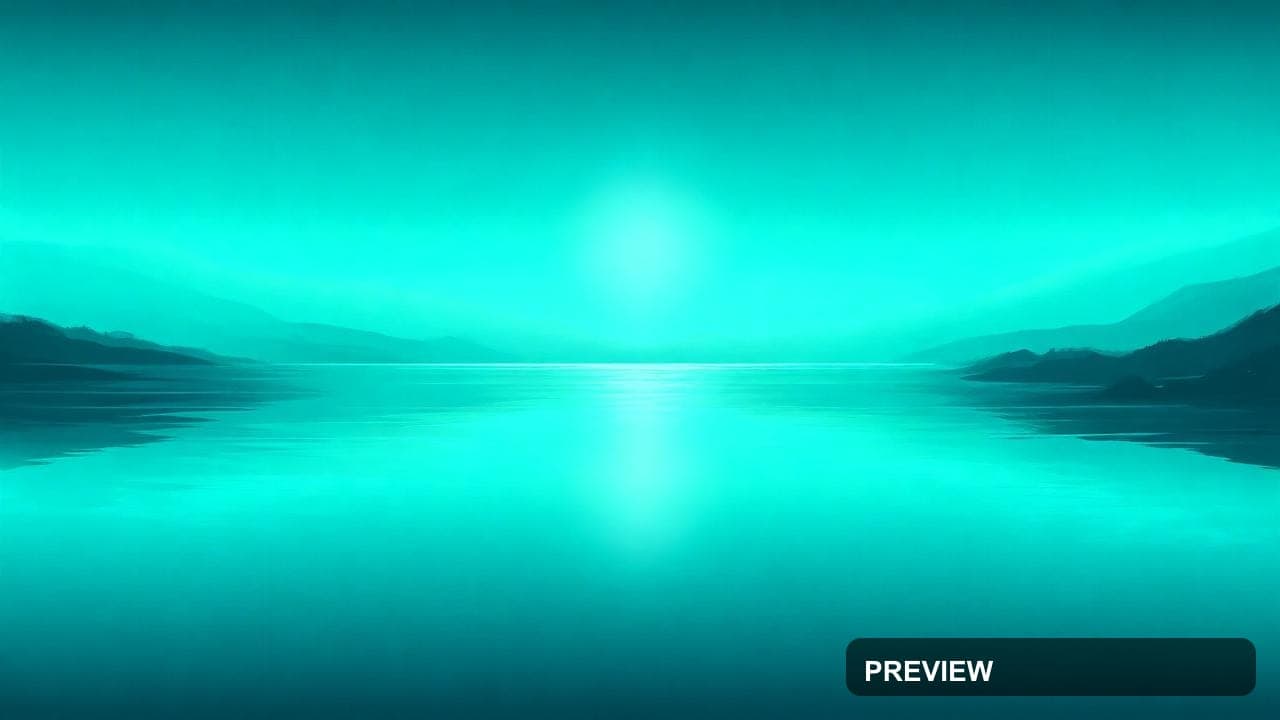 Lake, Luxury aesthetic, Vector, Minimal mood, Neon Teal accents, high detail,... — wallpaper — 1280×720, Neon, Cinematic, Minimal