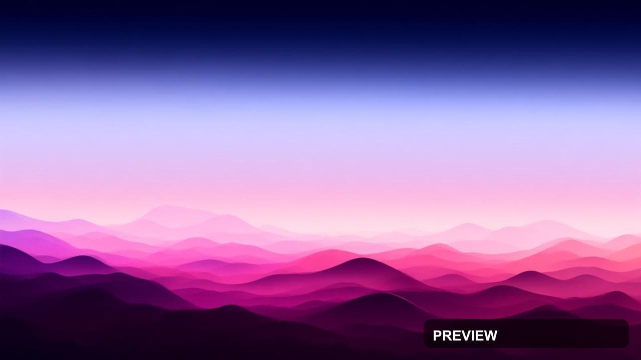 a cosmic nebula landscape with soft color fields, minimal noise, crisp edges,... — wallpaper — 1280×720, Space, Minimalist, Soft